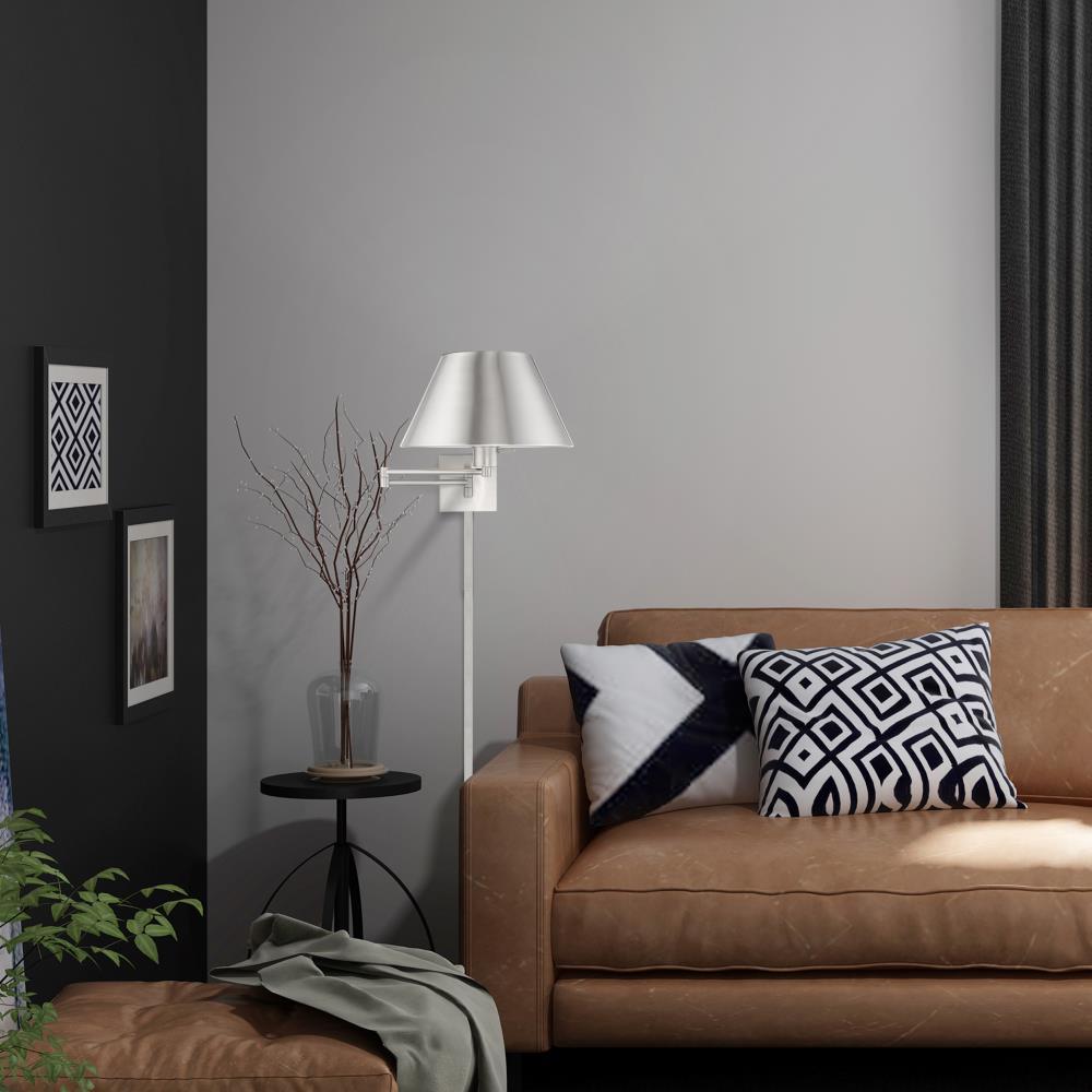 Livex Lighting 1 - Light Wall Light in  Brushed Nickel