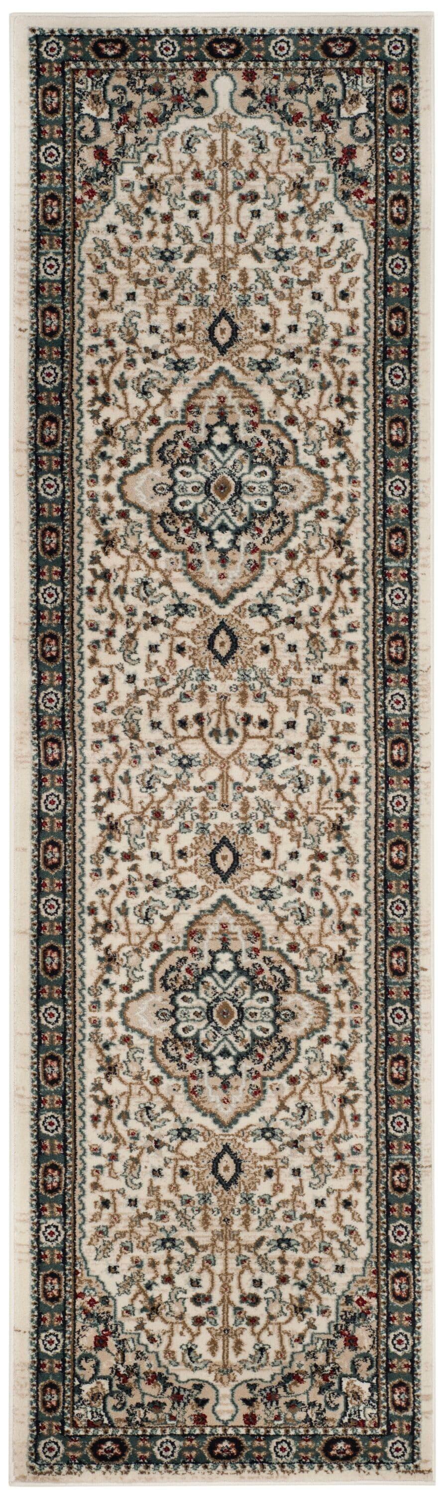 Lyndhurst LNH338 Power Loomed Runner Rug - Cream/Beige - 2'3"x8' - Safavieh.