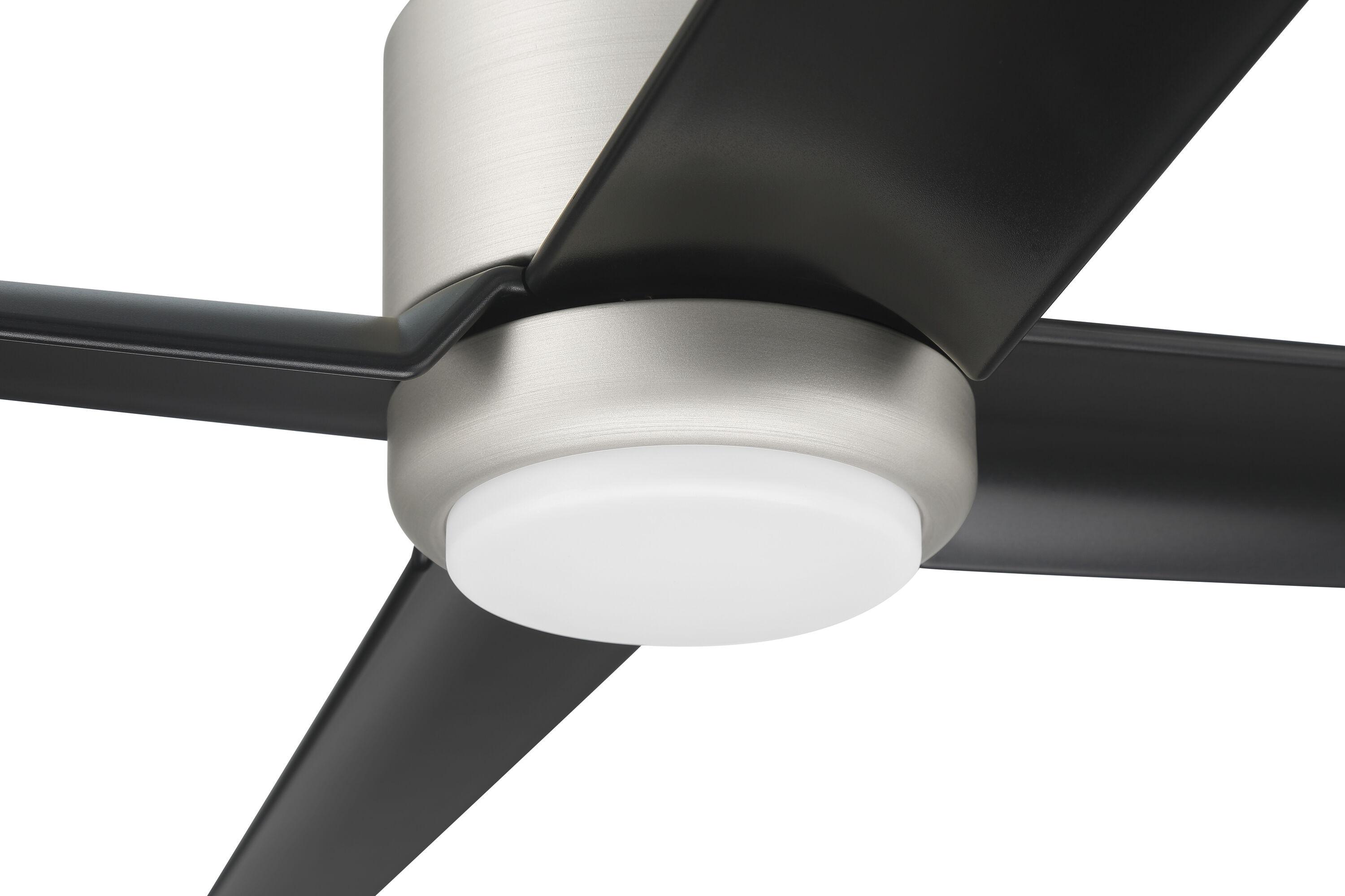 Craftmade Quell 52" Damp-Rated Ceiling Fan with LED Lights & Remote