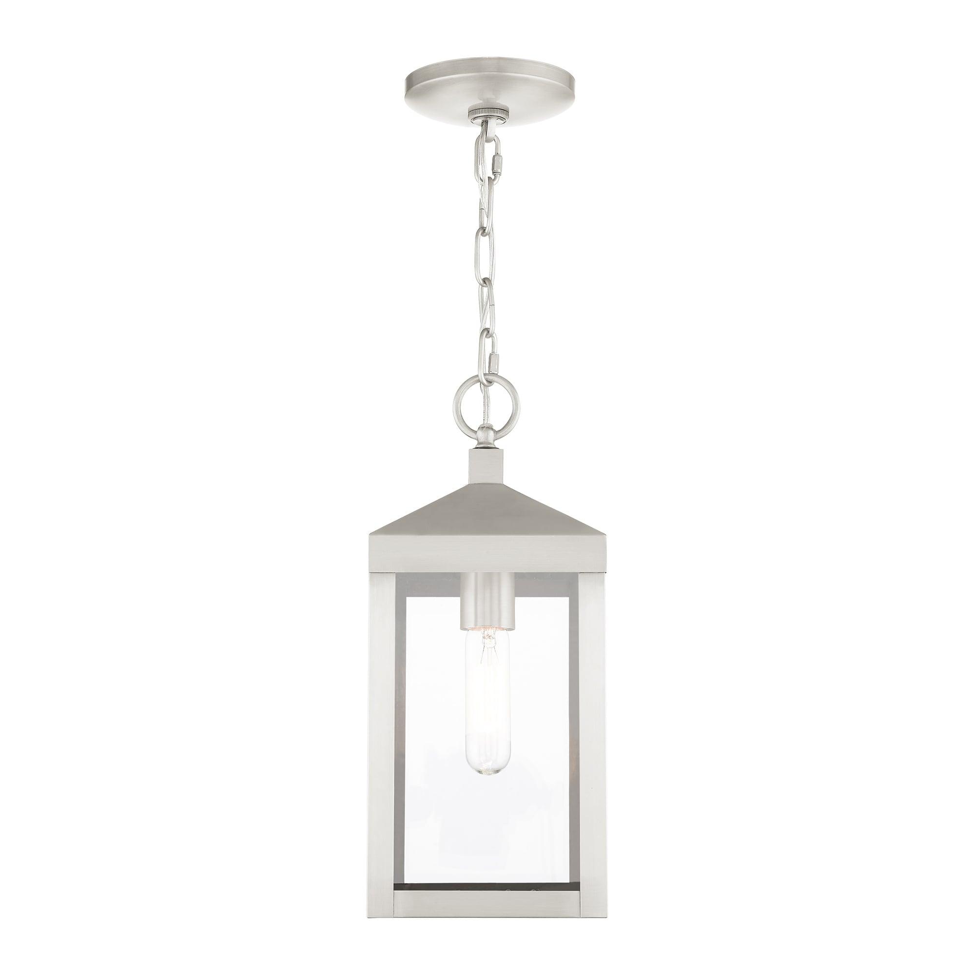 Livex Lighting Nyack 1 - Light Pendant in  Brushed Nickel