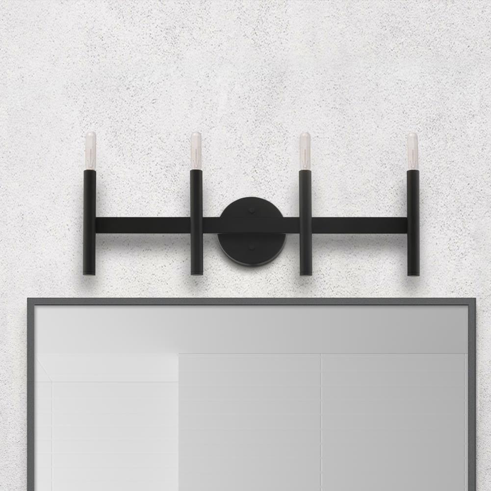 Livex Lighting Copenhagen 4 - Light Vanity in  Black