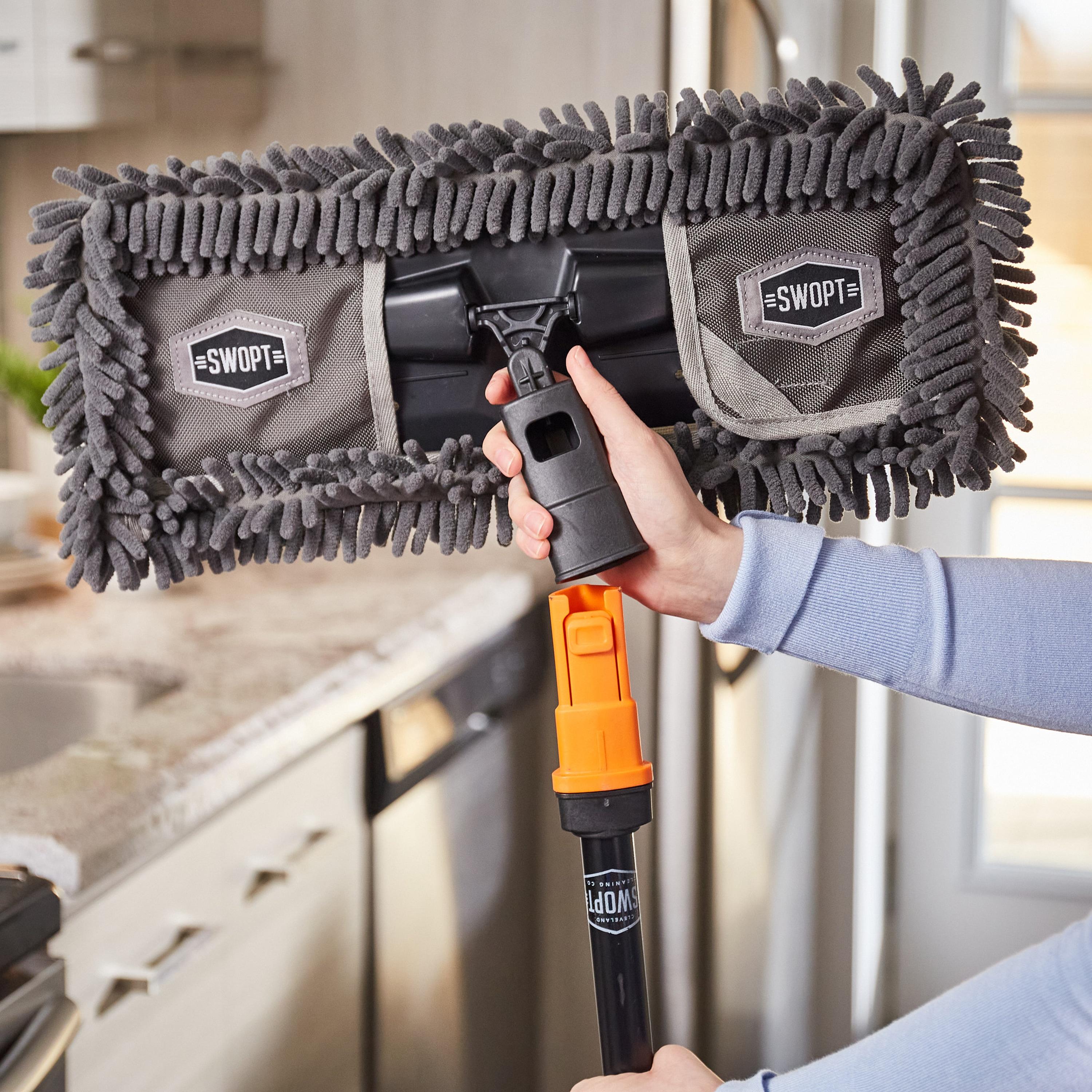SWOPT Head Only 18 in Smooth Surface Microfiber Dust Mop