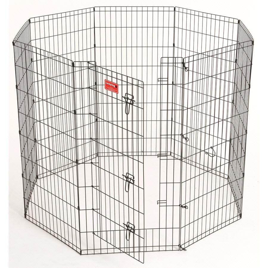 Foldable Metal Exercise Pet Play Pen for Dogs, Chickens, Rabbits and more