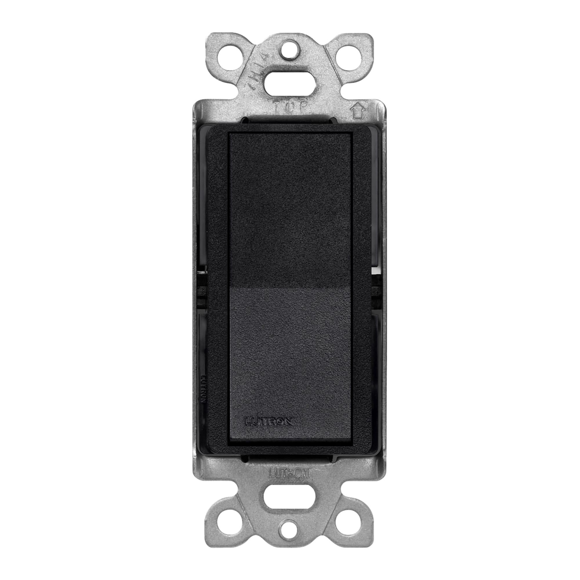 Lutron Claro Satin Colors 15 Amp 4-Way Switch, SC-4PS-MN, Midnight