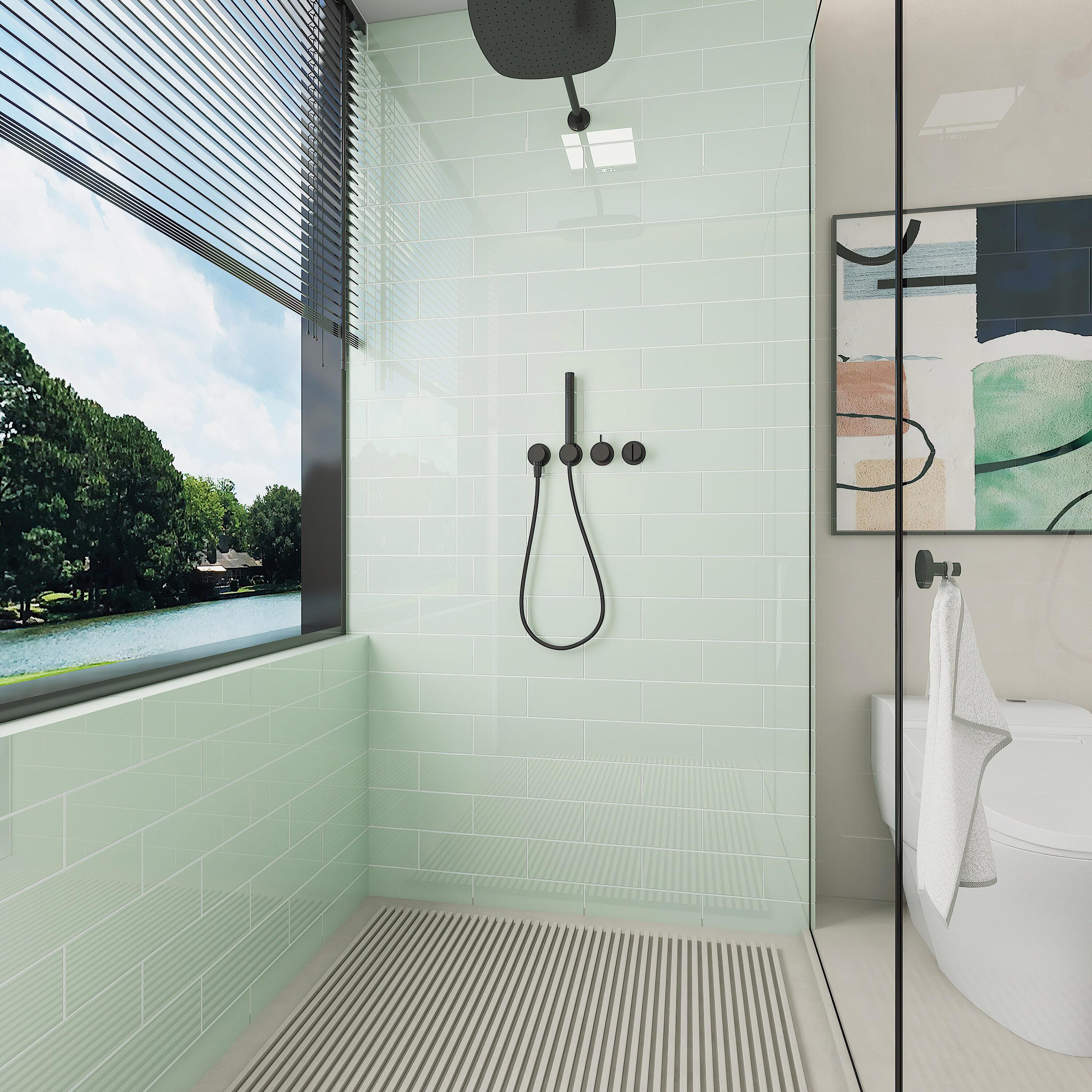 Glass Subway 4" x 12" Wall Tile