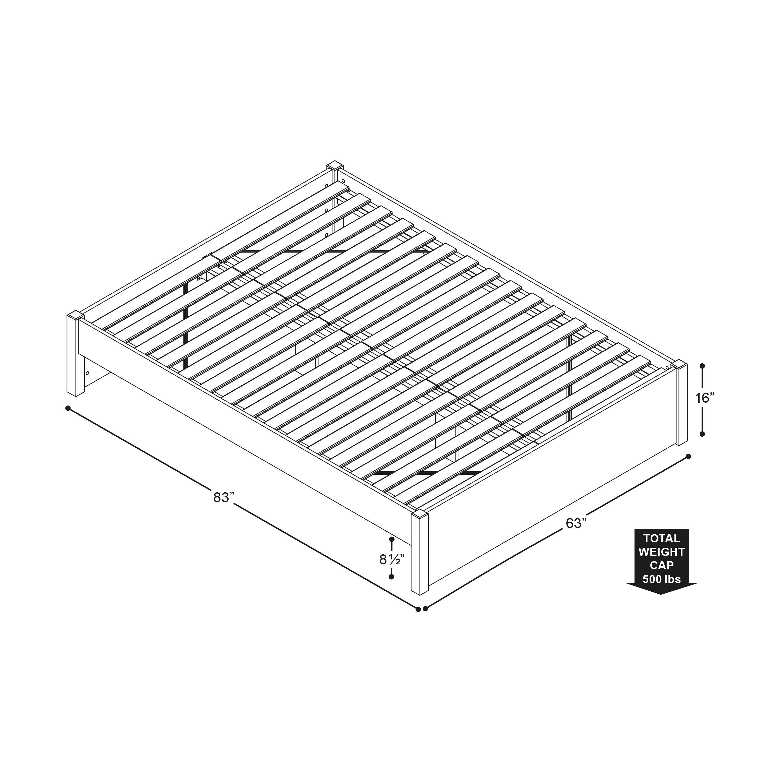 Kirandip Select 4-Post Platform Bed