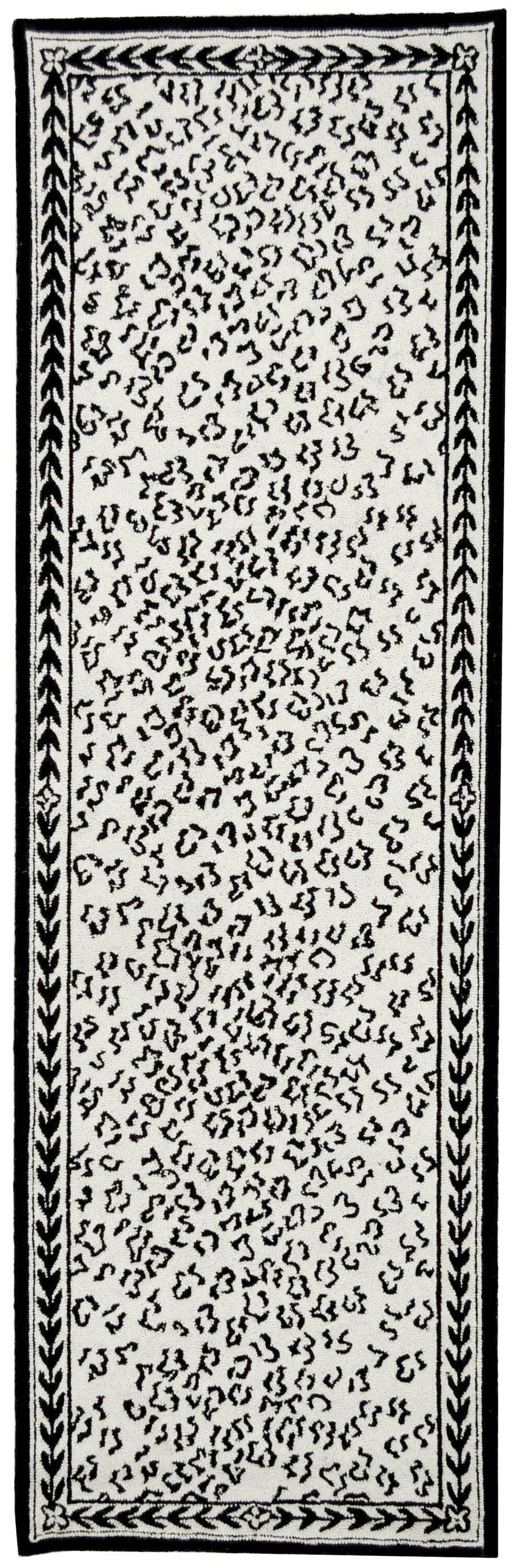Martha Stewart Rugs Chelsea Hand Hooked Wool Animal Print Rug