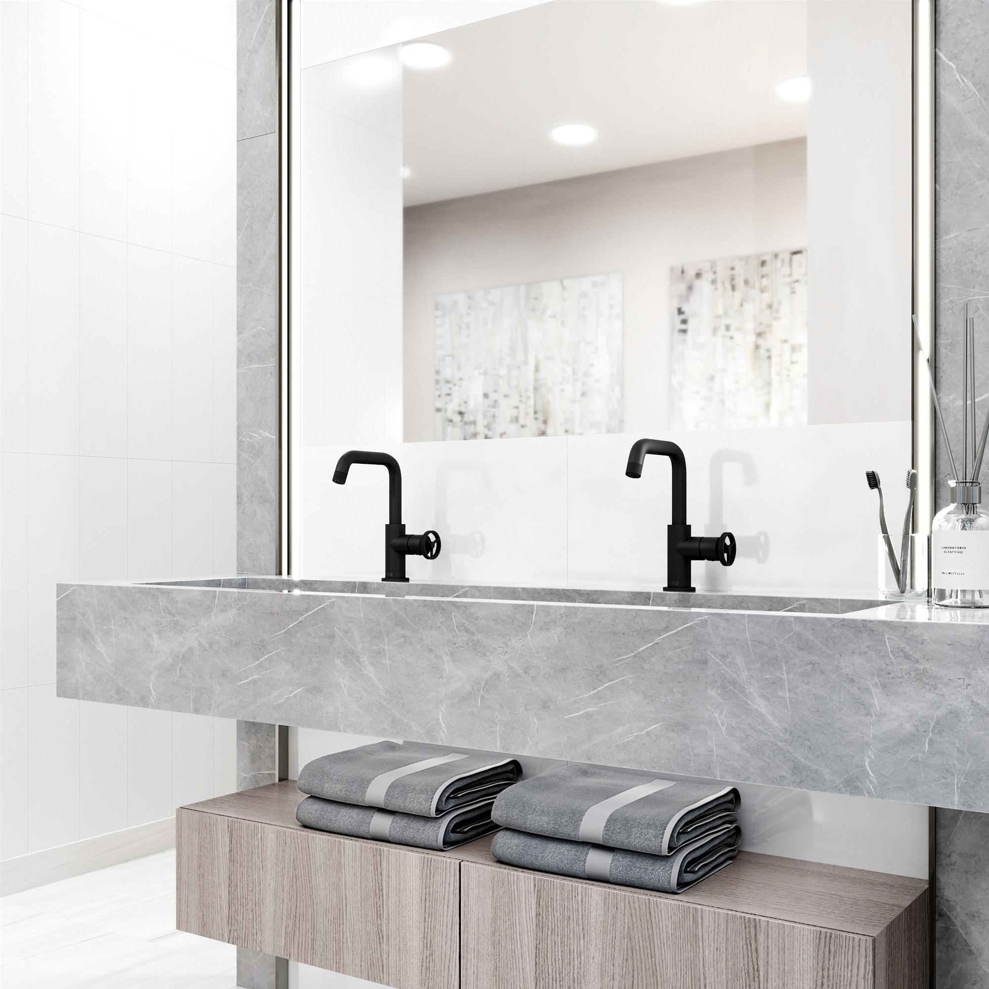 Cass 9" H Single Handle Single Hole Bathroom Faucet