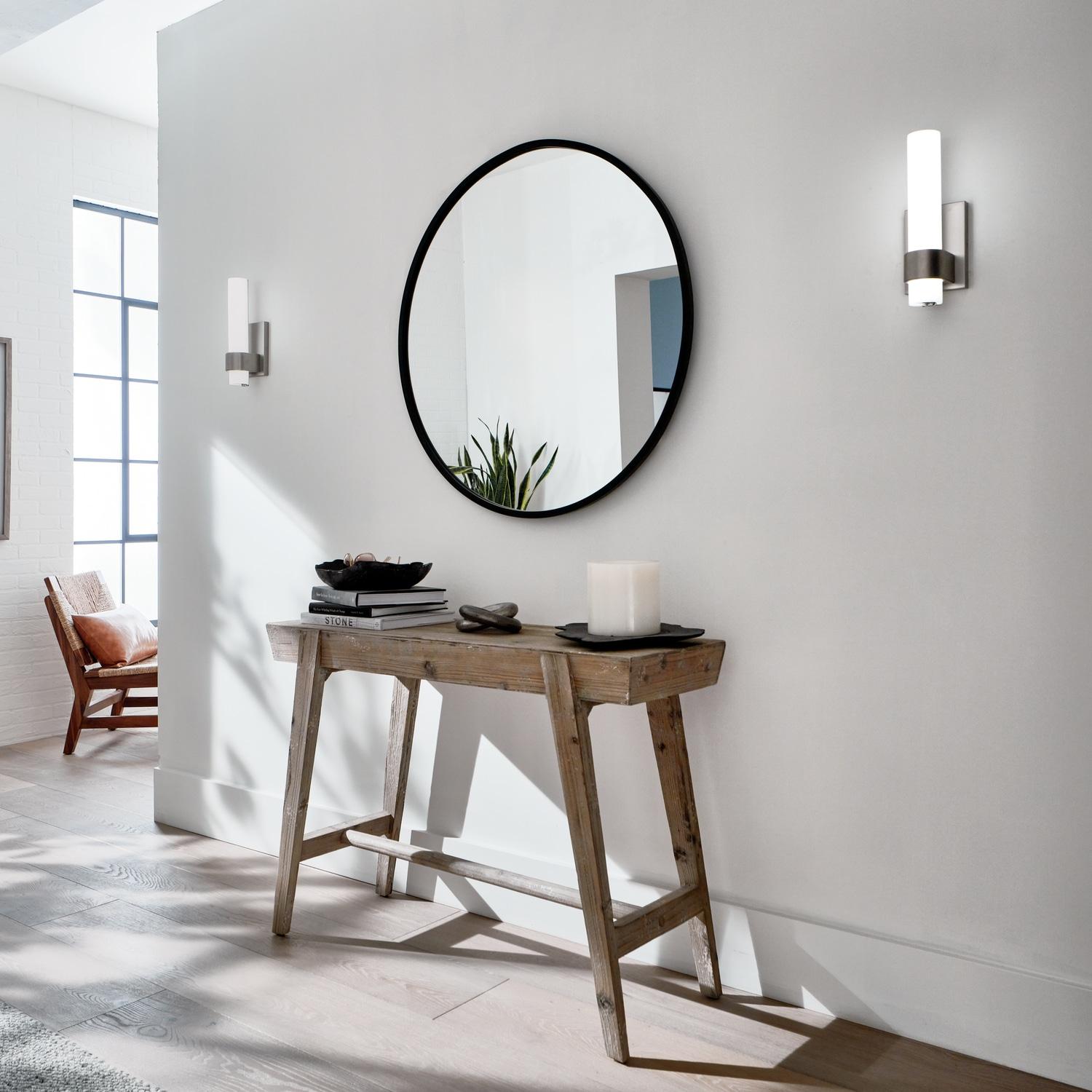 13 Inch 1 Led Wall Sconce-Brushed Nickel Finish Elan Lighting 83746
