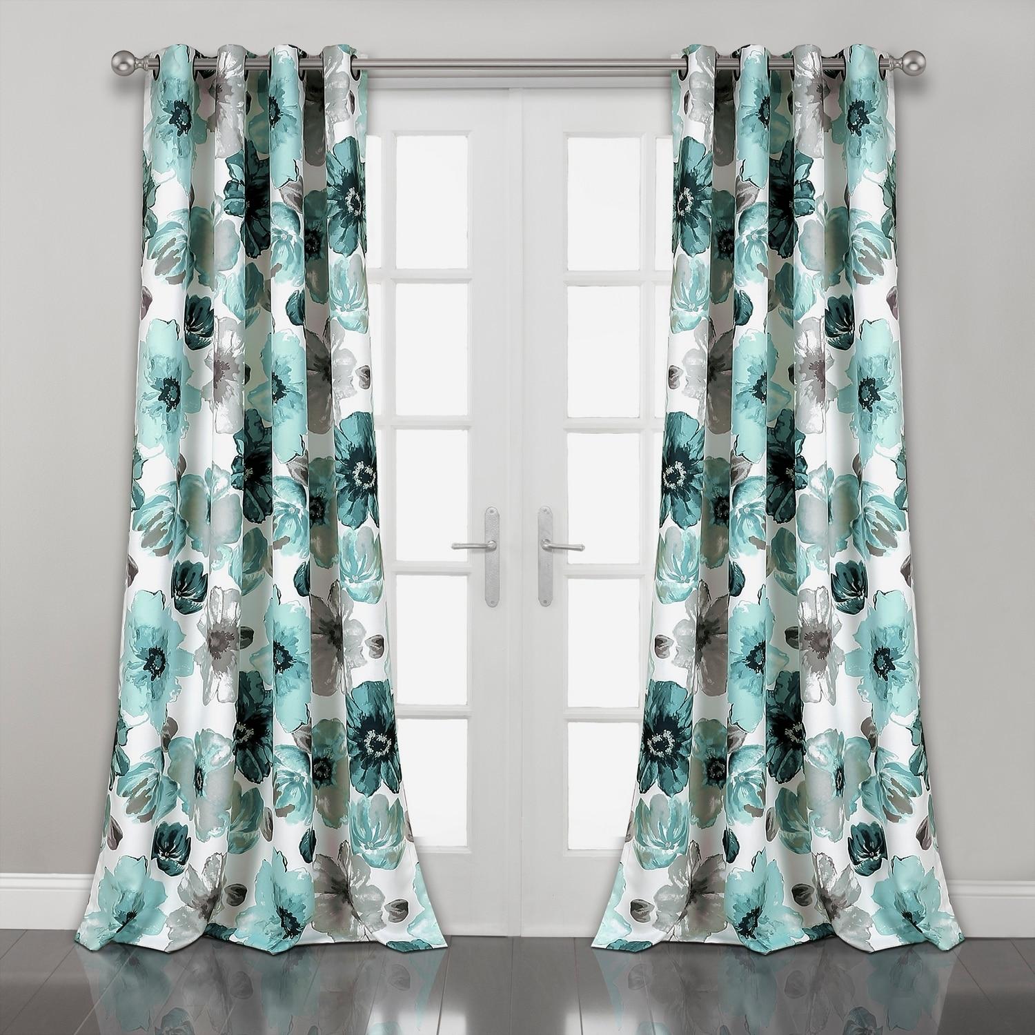 Torre & Tagus Leah Polyester Room Darkening Curtain Pair (Set of 2)