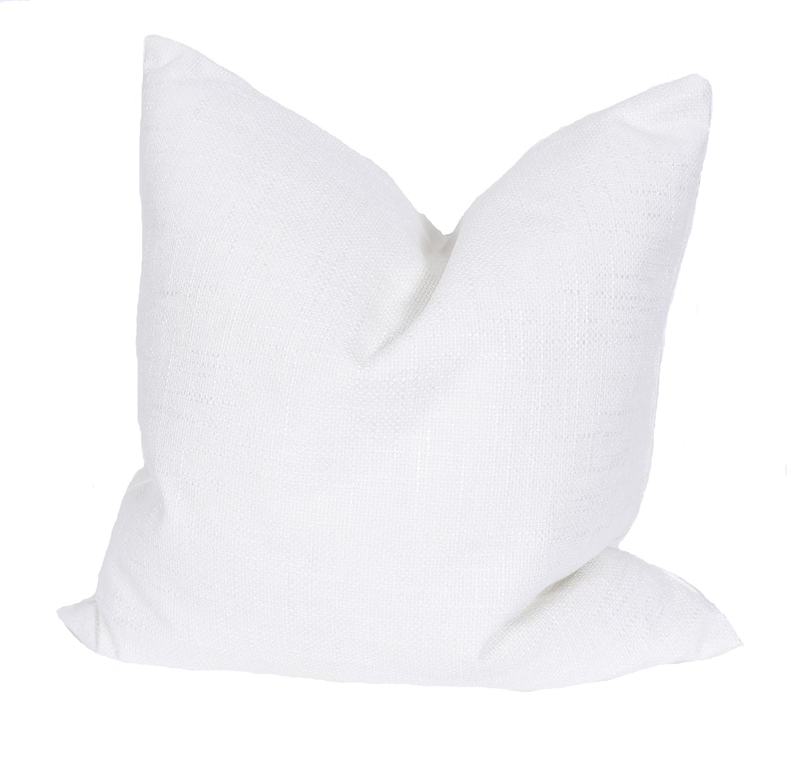 MANOR LUXE Elise 22-in x 22-in Off-white Square Indoor Decorative Pillow