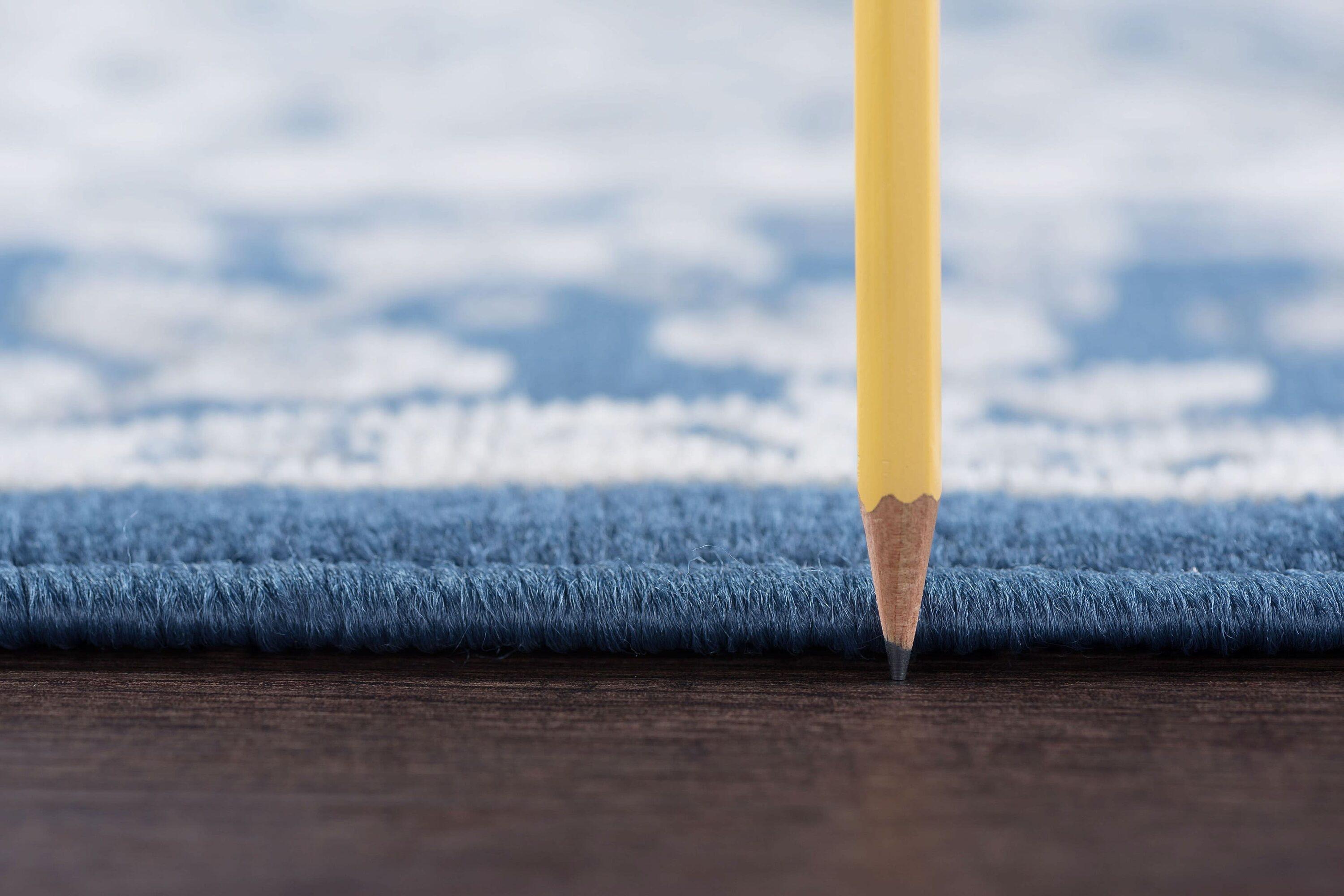 Tayse Madison Area Rug MDN3607 Traditional Navy Rings Repeat 2' x 3' Rectangle