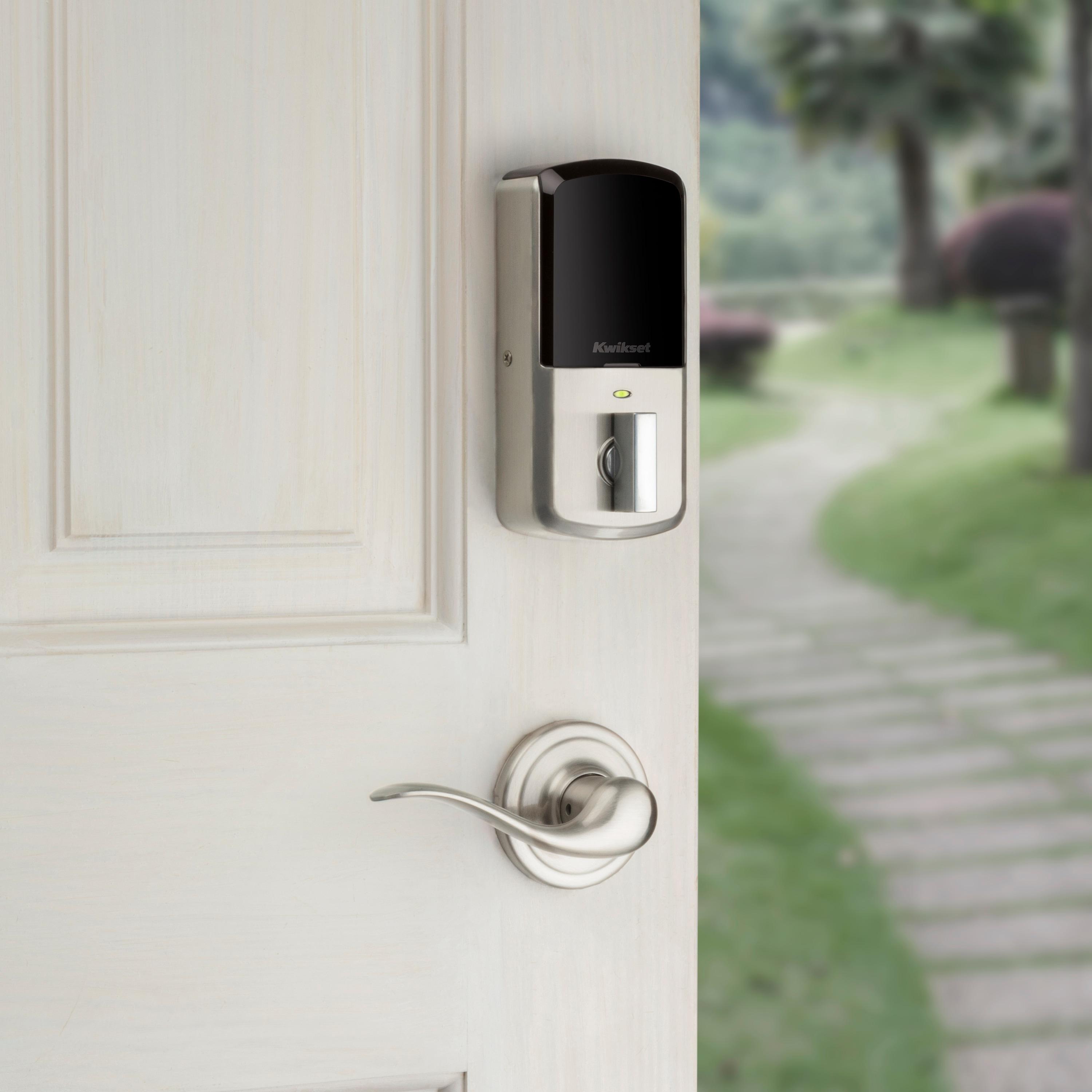 Kwikset Aura Bluetooth Enabled Smart Lock In Satin Nickel, Model # 99420-001