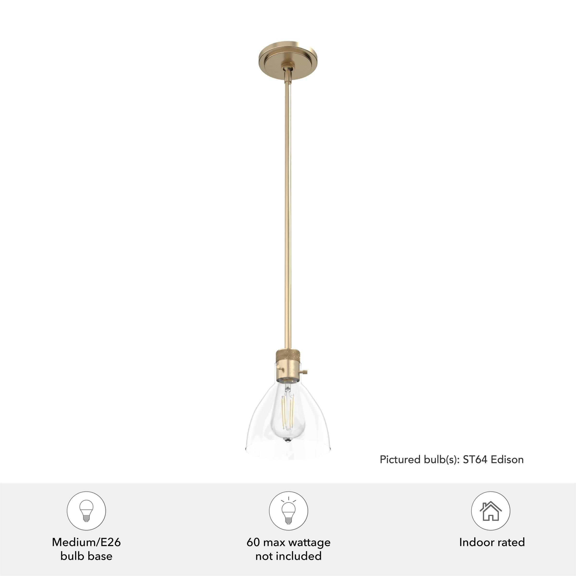 Hunter Fan Van Nuys 1 Light Bell Mini Pendant