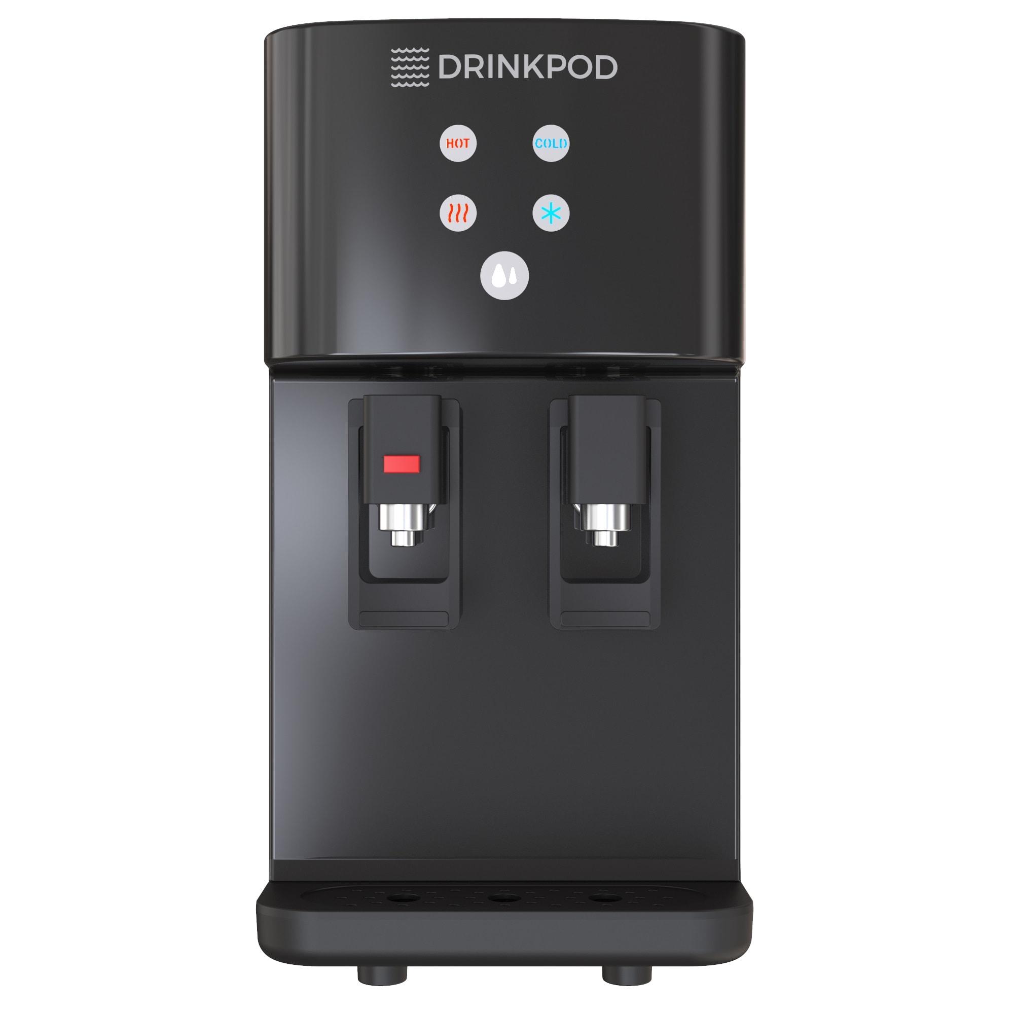 Drinkpod LLC Black Countertop Bottleless Electric Filtered Water Dispenser