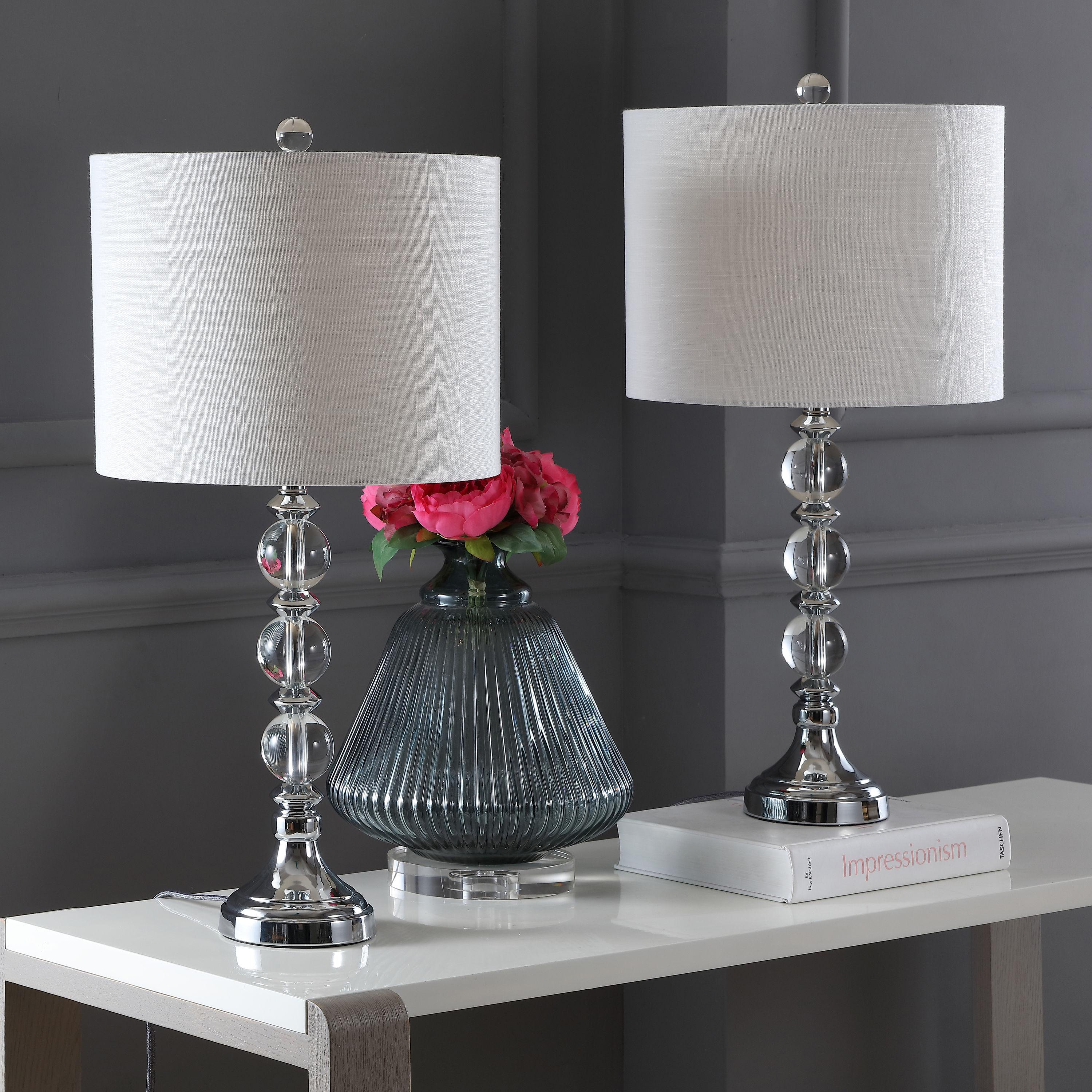 Jonathan Y Lighting Jyl5041 Paul 1 Light 26" Tall Led Buffet Table Lamp Set Of (2) -