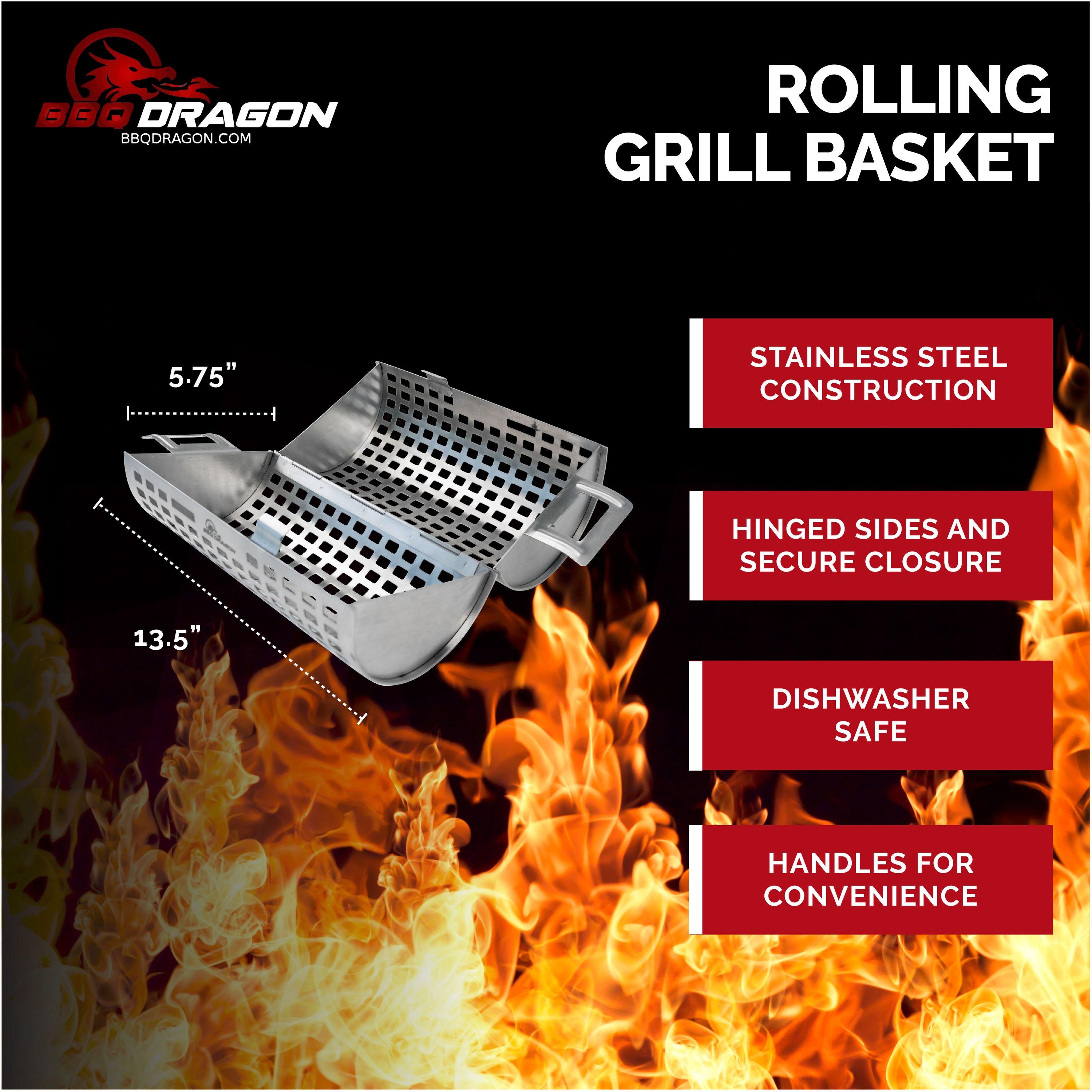 BBQ Dragon Metal Grill Basket