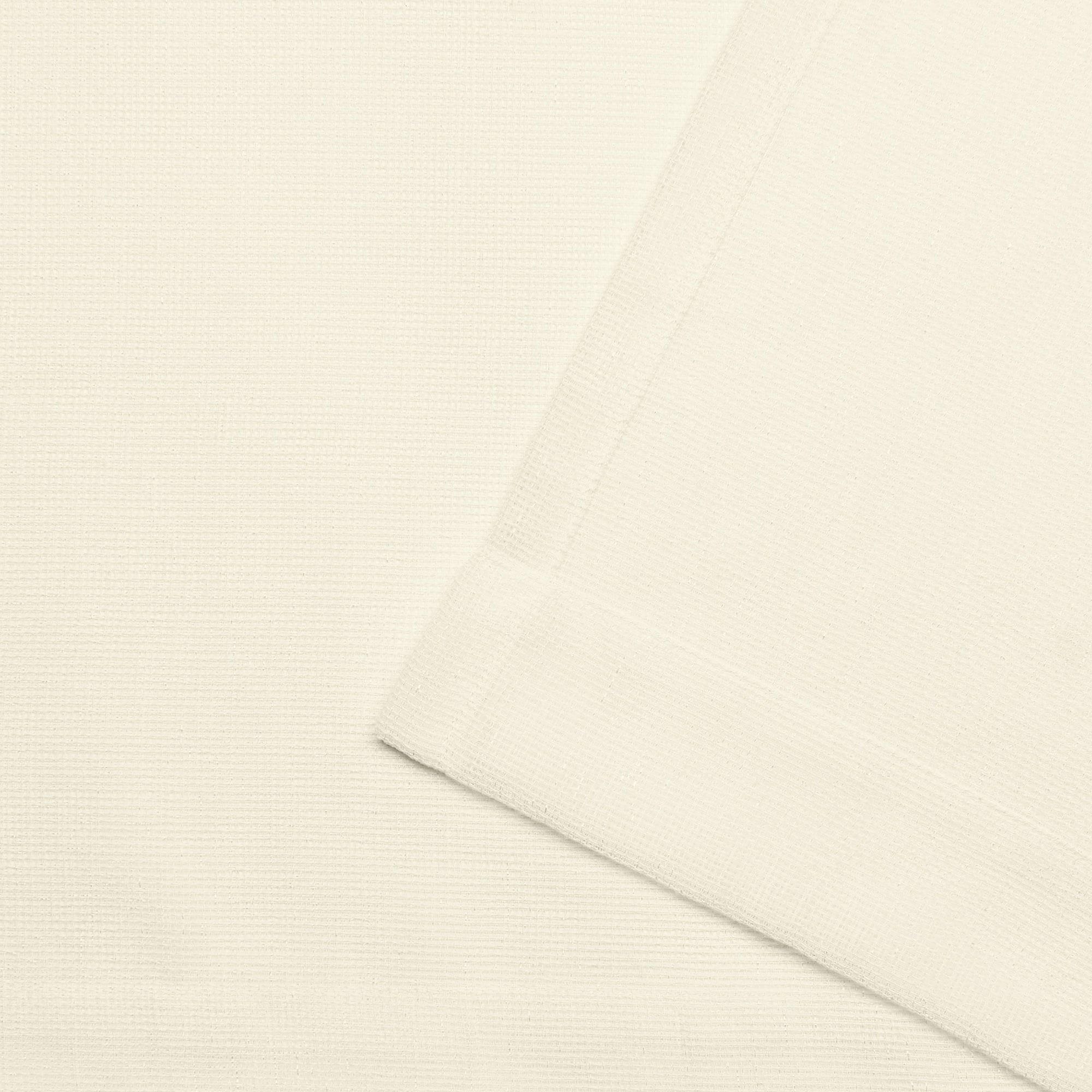 Set of 2 84"x54" Miami Textured Indoor/Outdoor Grommet Top Curtain Panel Ivory - Exclusive Home