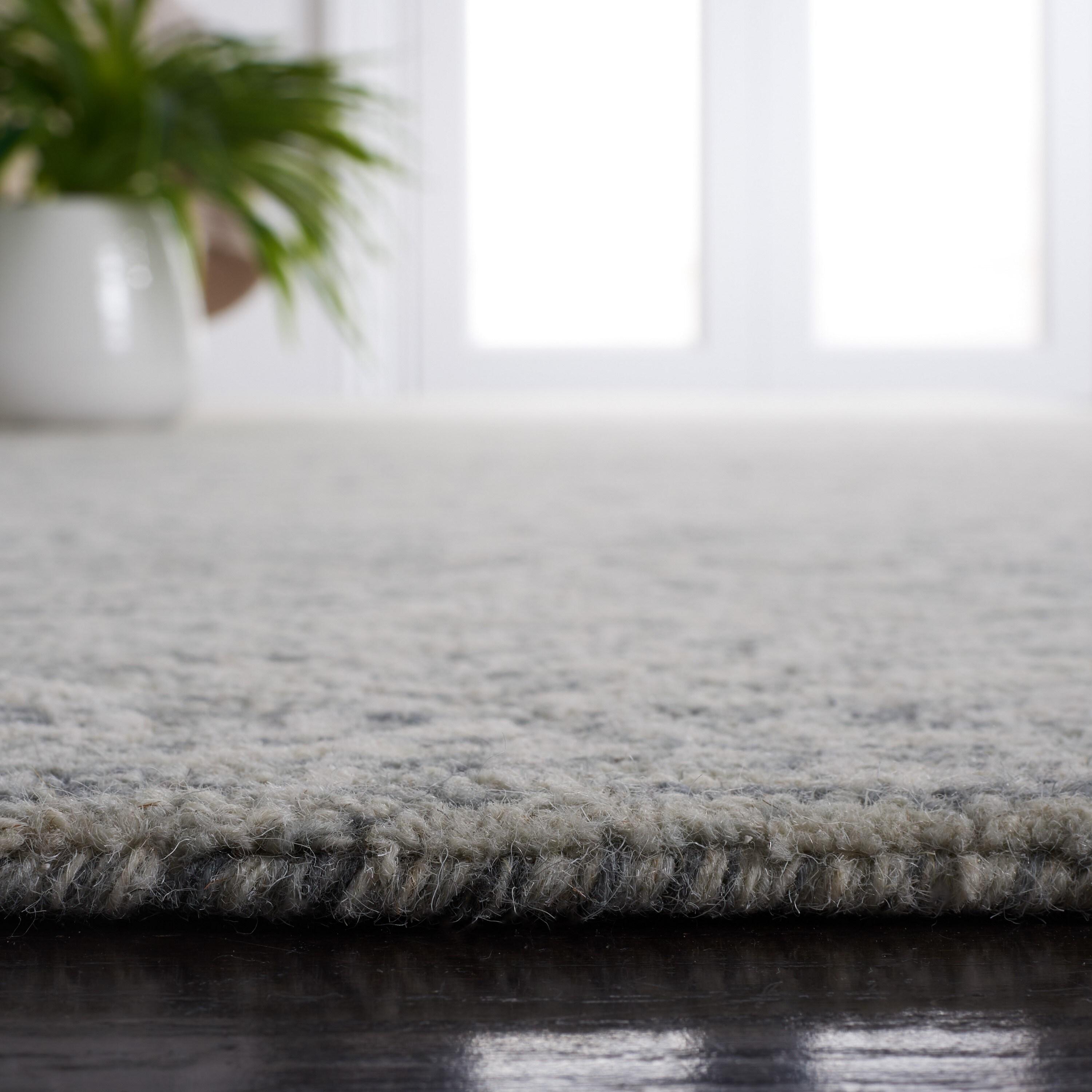 Metro MET998 Hand Tufted Indoor Area Rug - Dark Grey/Ivory - 4'x6' - Safavieh