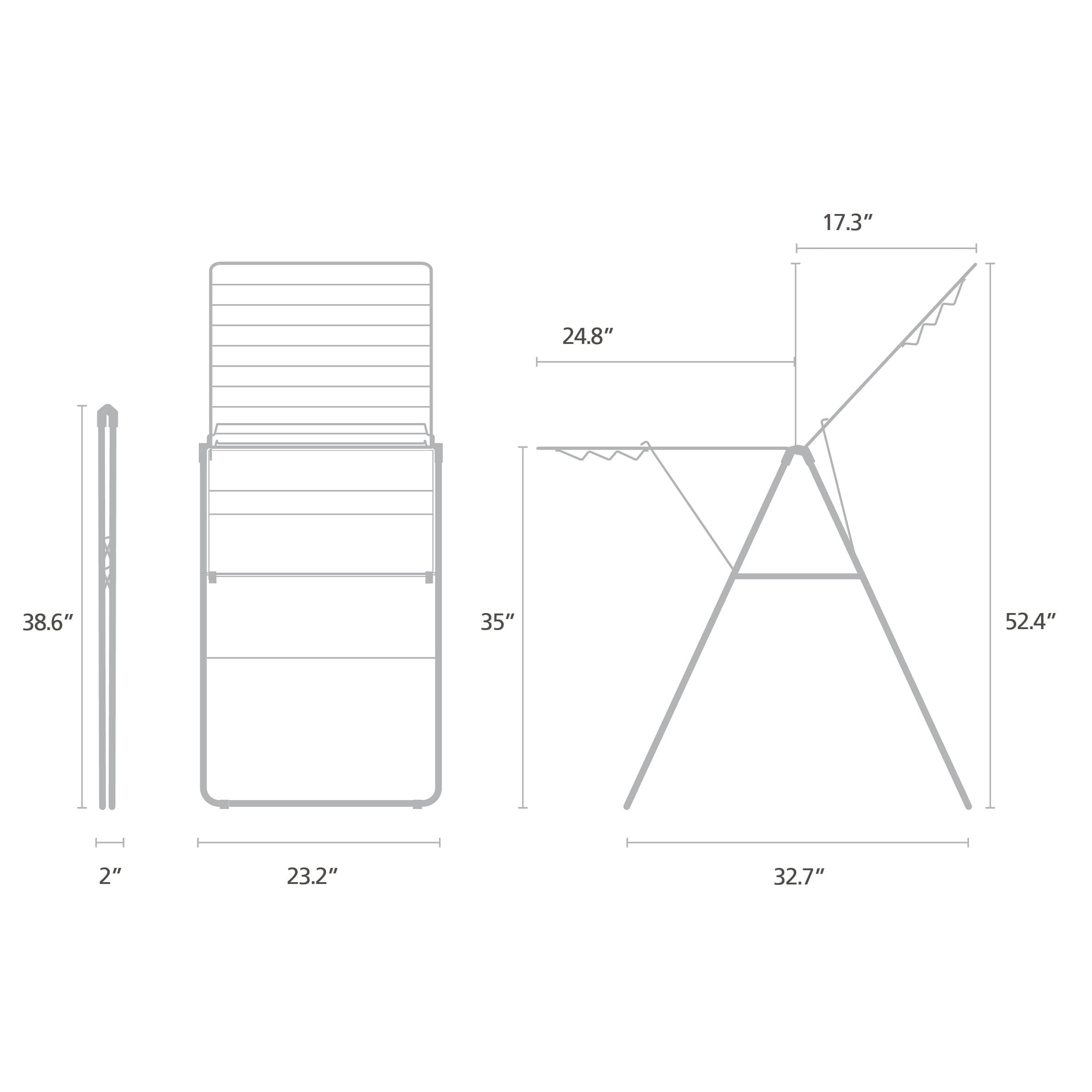 Brabantia HangOn Foldable Clothes Drying Rack - 66 Feet (20m)