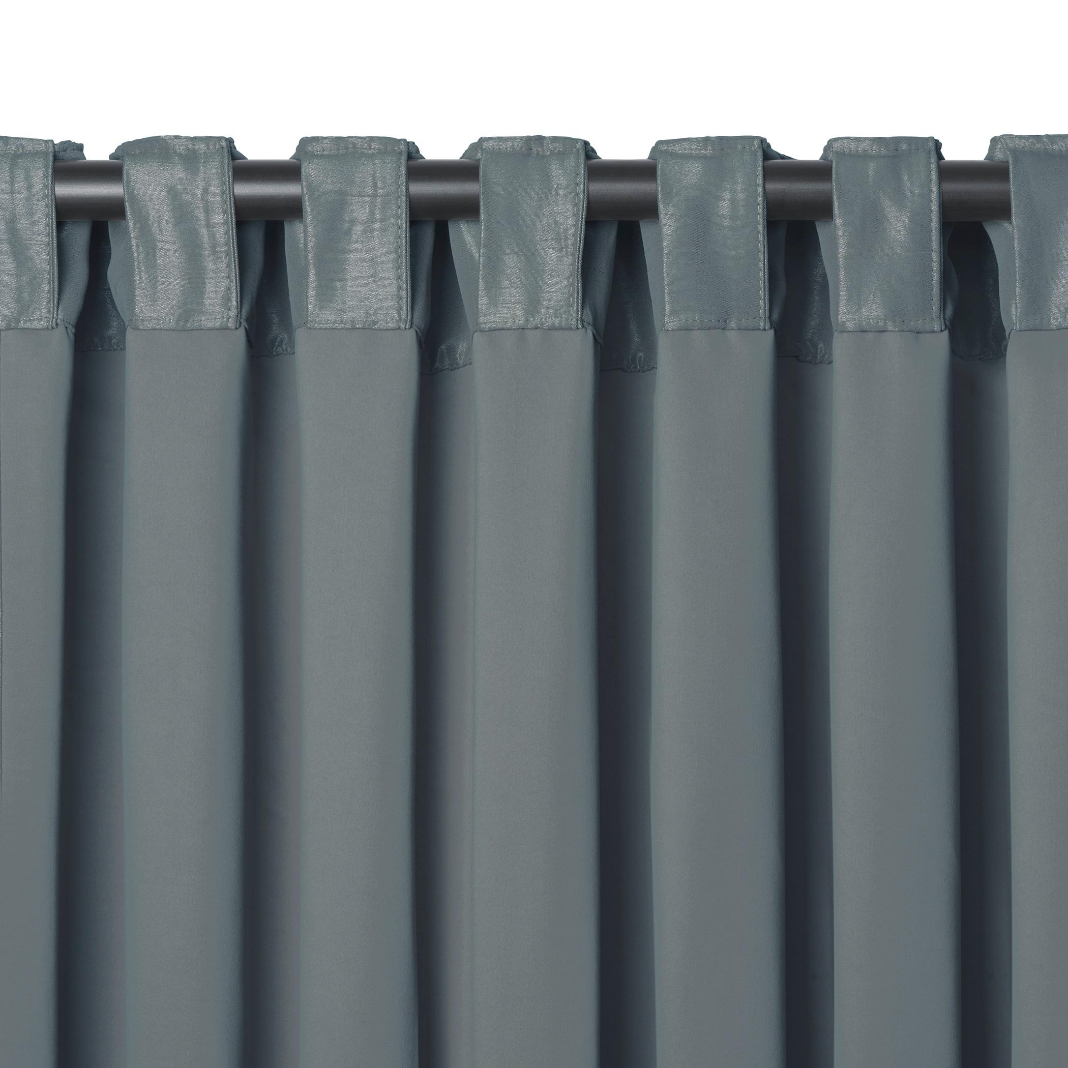 All Seasons Single Blackout Window Curtain Panel - 52" x 84" - Dusty Blue - Elrene Home Fashions