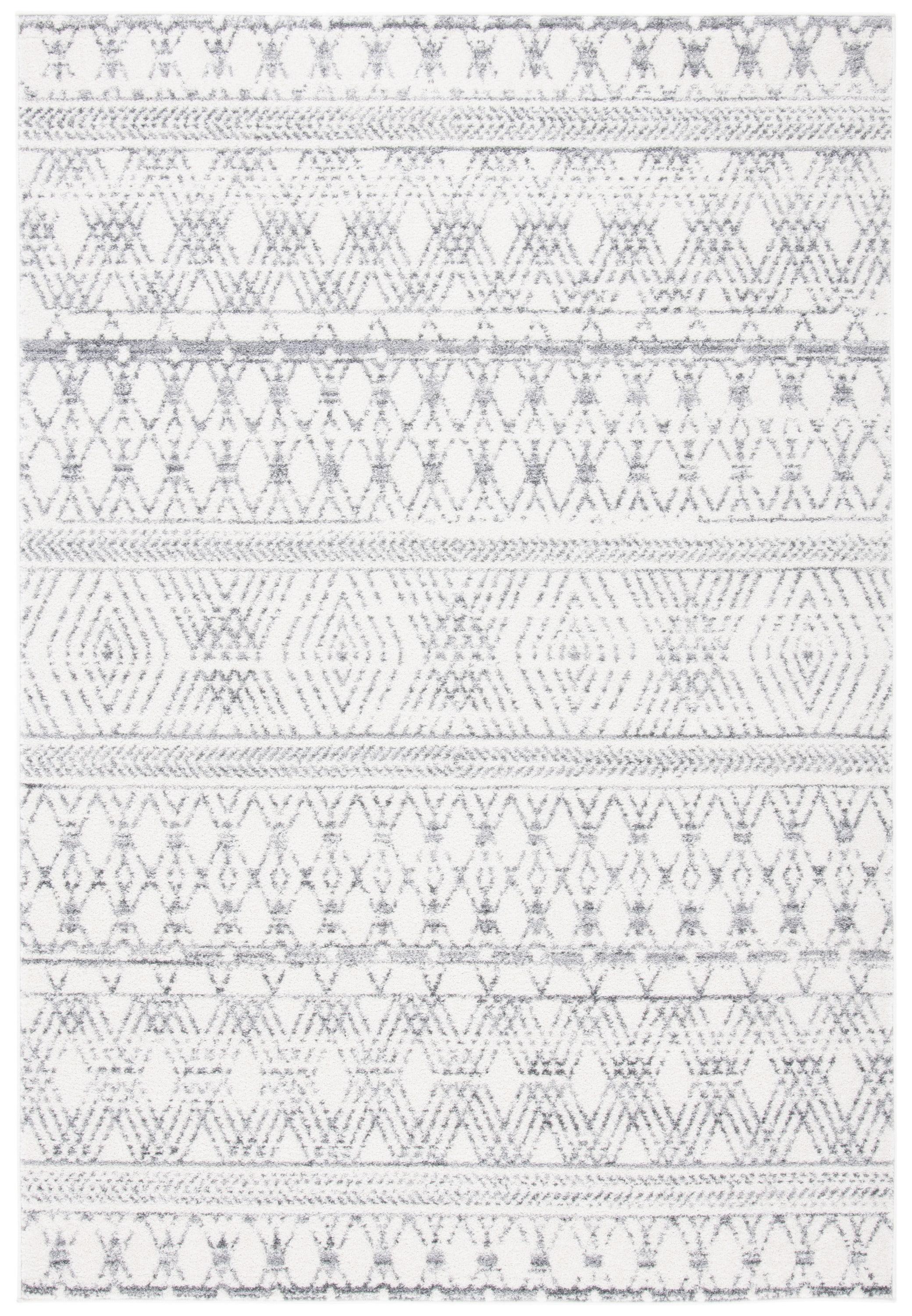 Tulum TUL610 Power Loomed Area Rug - Ivory/Grey - 4'5"x6'5" - Safavieh.