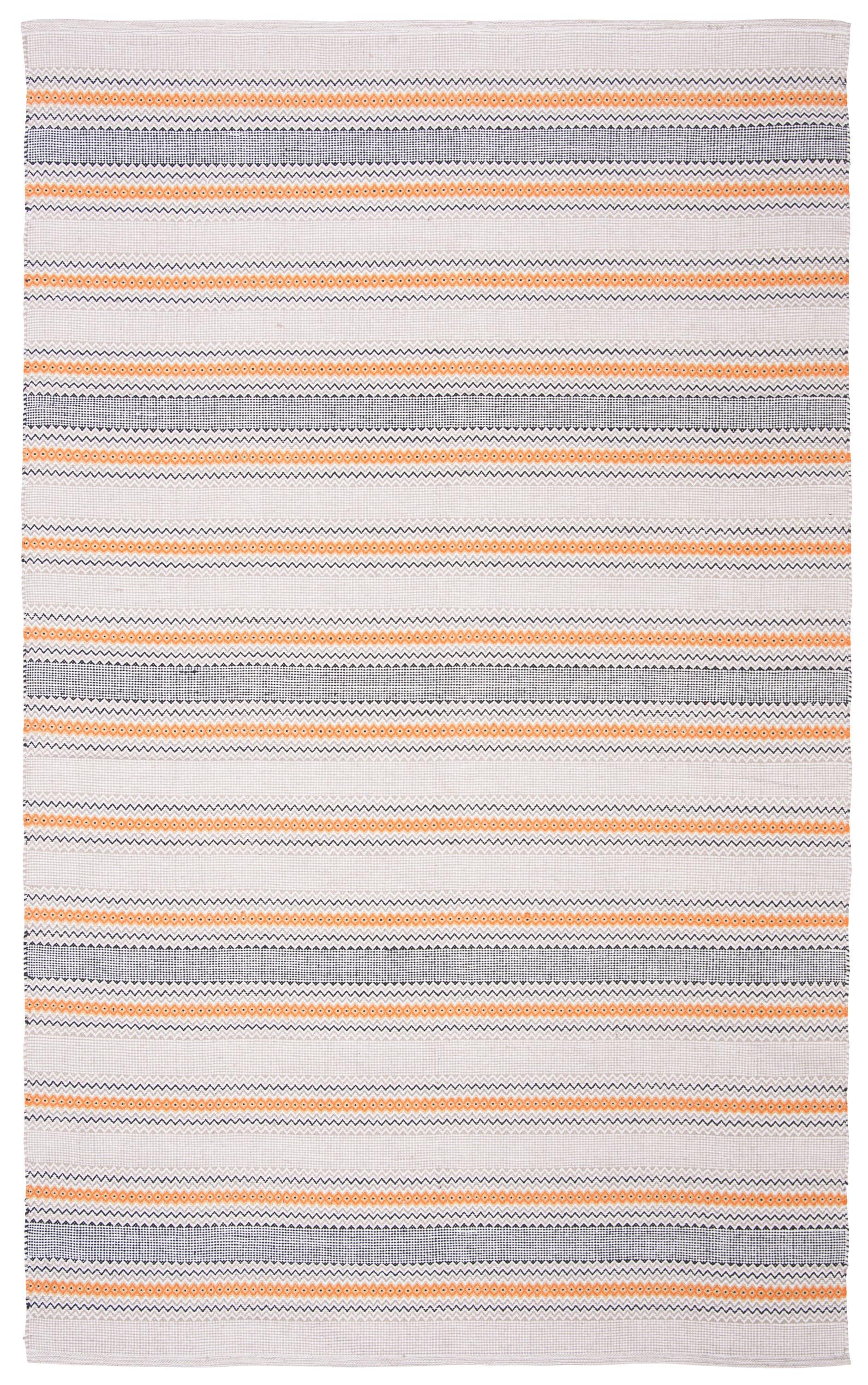 Montauk MTK536 Hand Woven Accent Rug - Orange/Beige - 3'x5' - Safavieh.