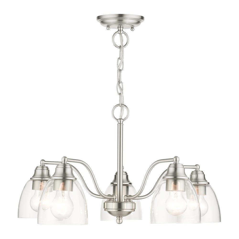 Livex Lighting Montgomery 5 - Light Chandelier in  Brushed Nickel