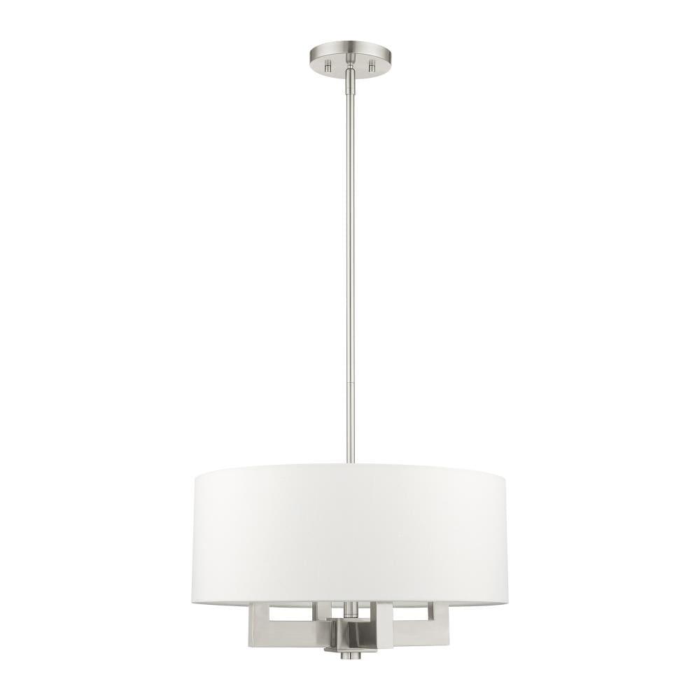 Livex Lighting Cresthaven 4 - Light Chandelier in  Brushed Nickel