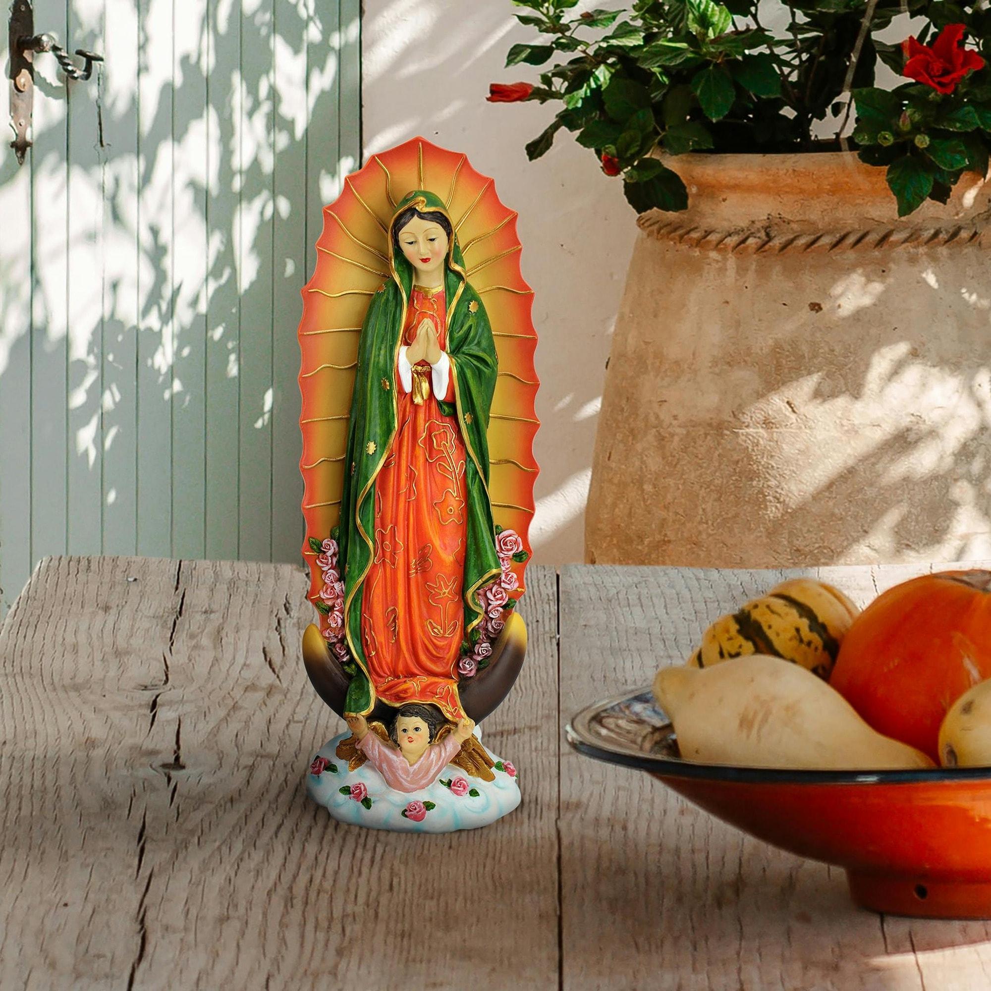 The Virgin of Guadalupe Religious Statue