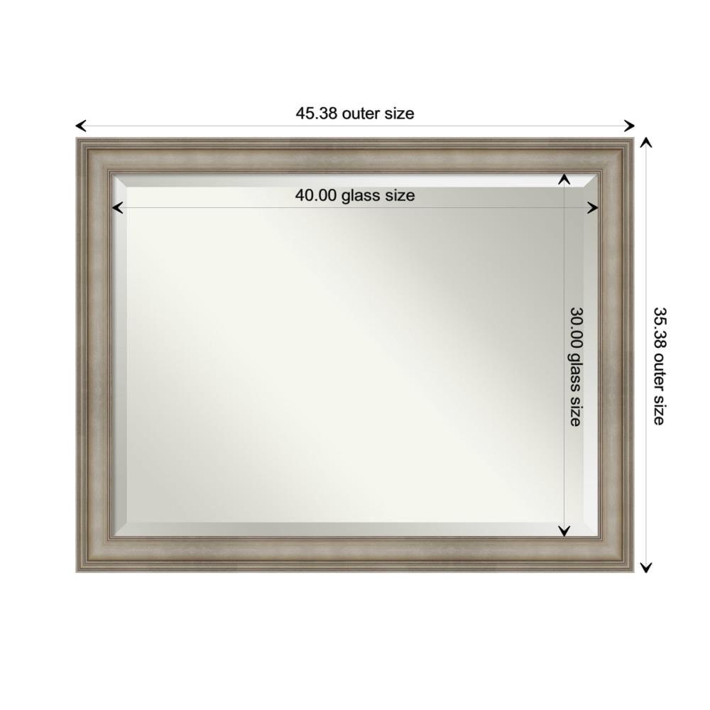 Amanti Art Flat Wall Mirror