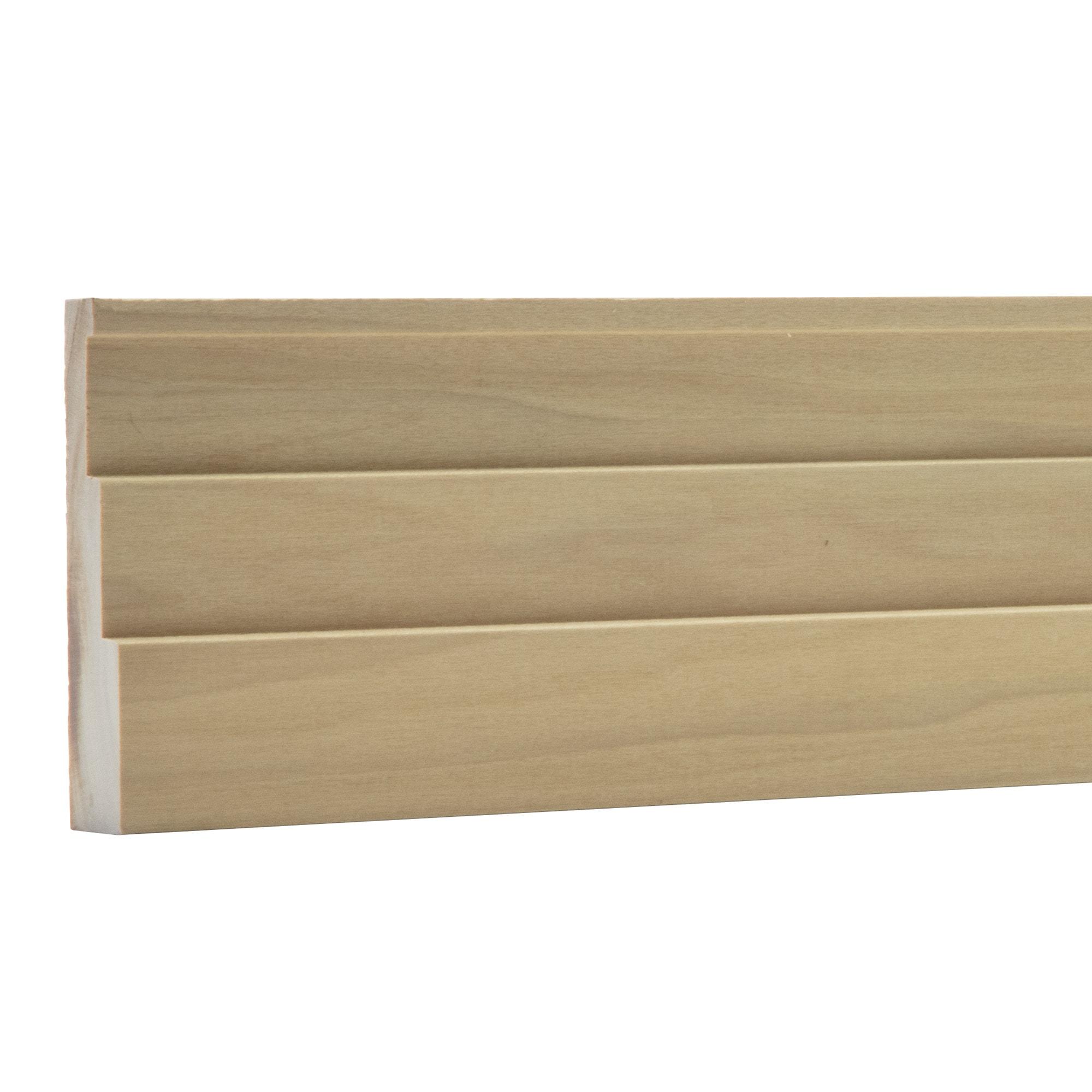 Ornamental Mouldings .6875 In. D X 3.5 In. W X 92 In. L Unfinished Poplar Duncan Sawtooth Casing Moulding