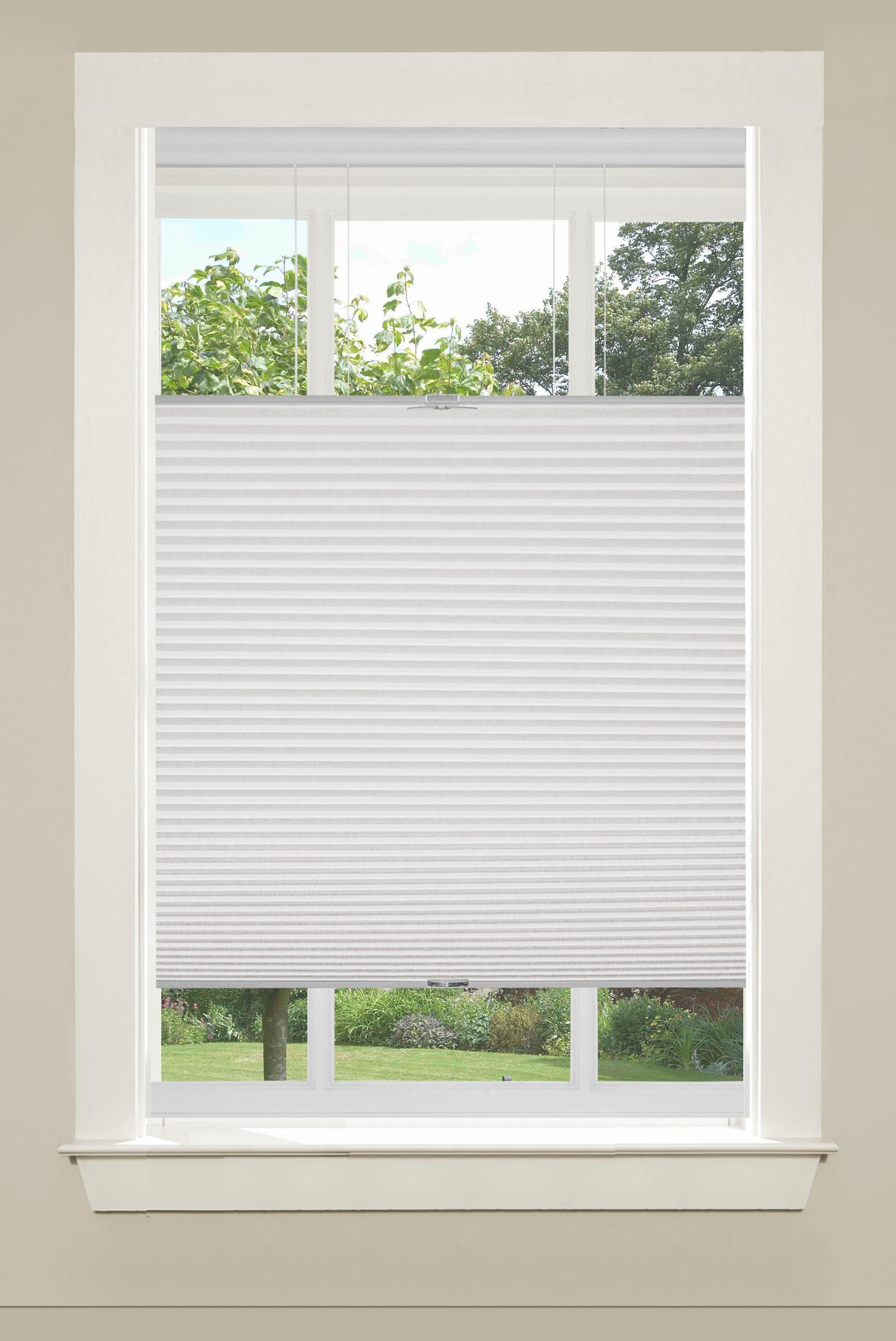 Achim Top Down Bottom Up Roller Window Shade, 64 x 23, Cordless, White Polyester, Light Filtering, Indoor