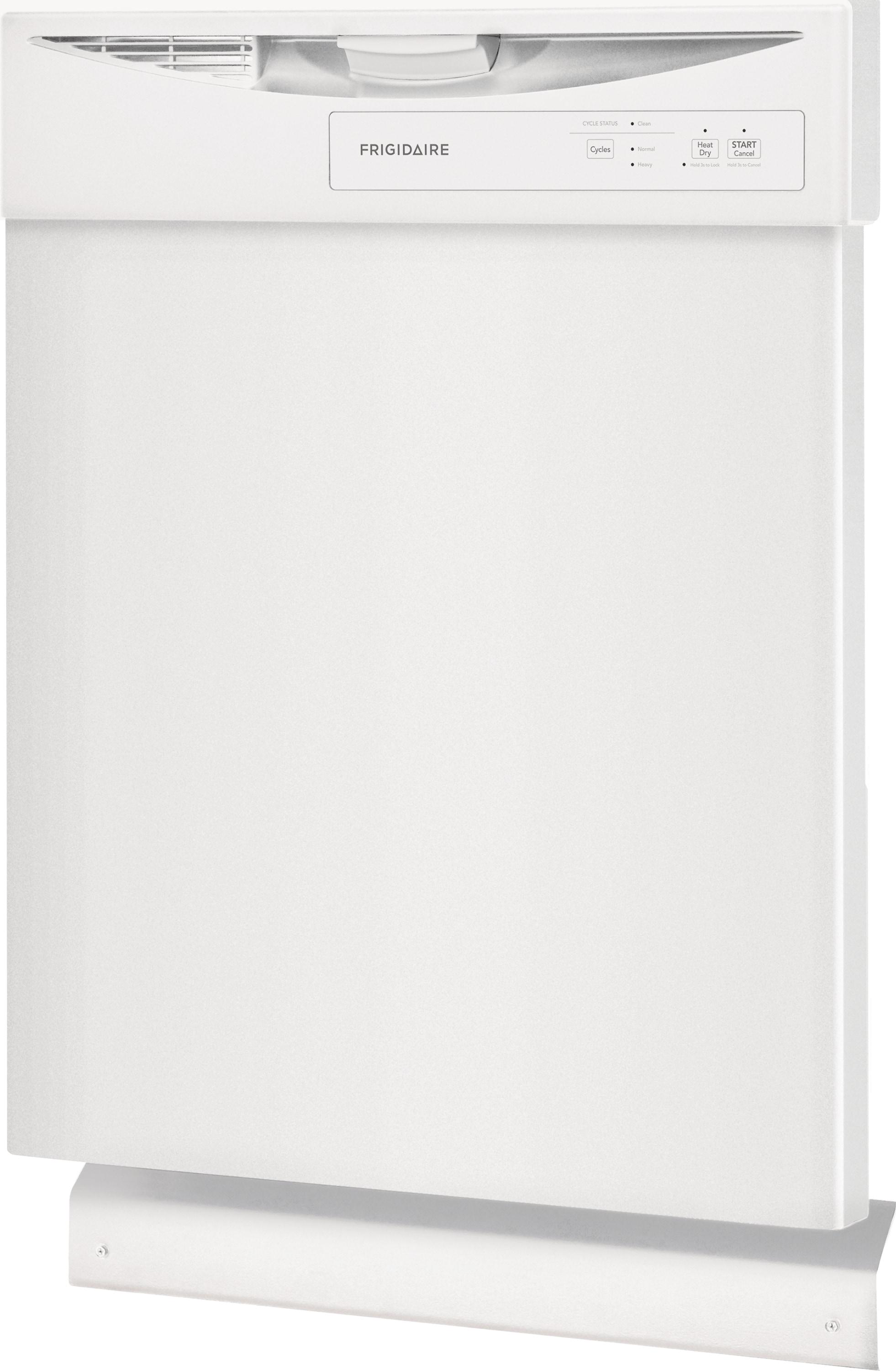 Frigidaire 24" Built-In Dishwasher, Front Control, White