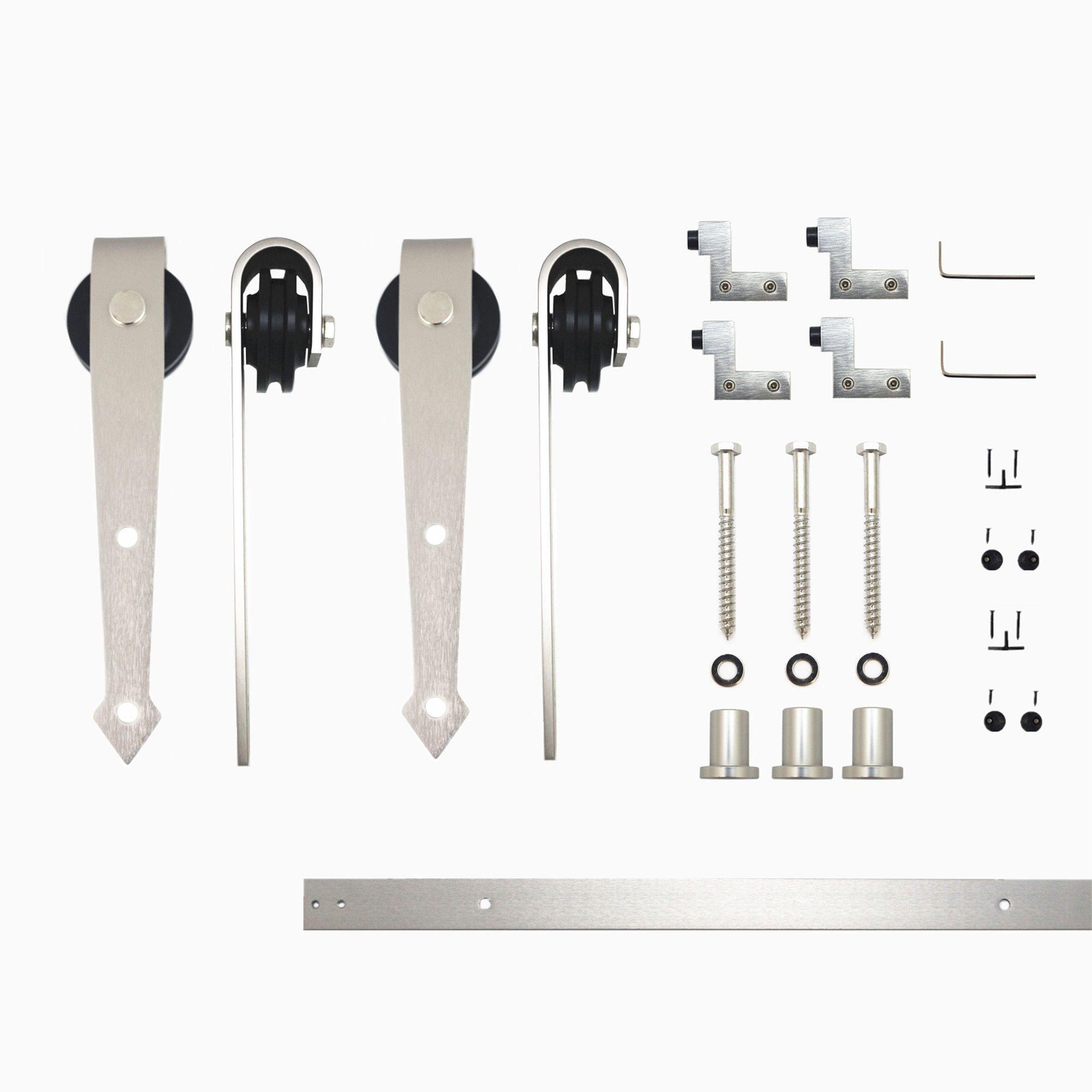Homacer Brushed Nickel Arrow Roller Set
