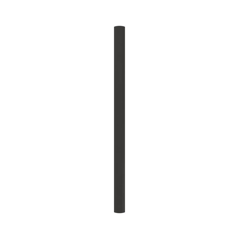 Amerock Caliber 6-5/16 inch (160mm) Center-to-Center Matte Black Cabinet Pull