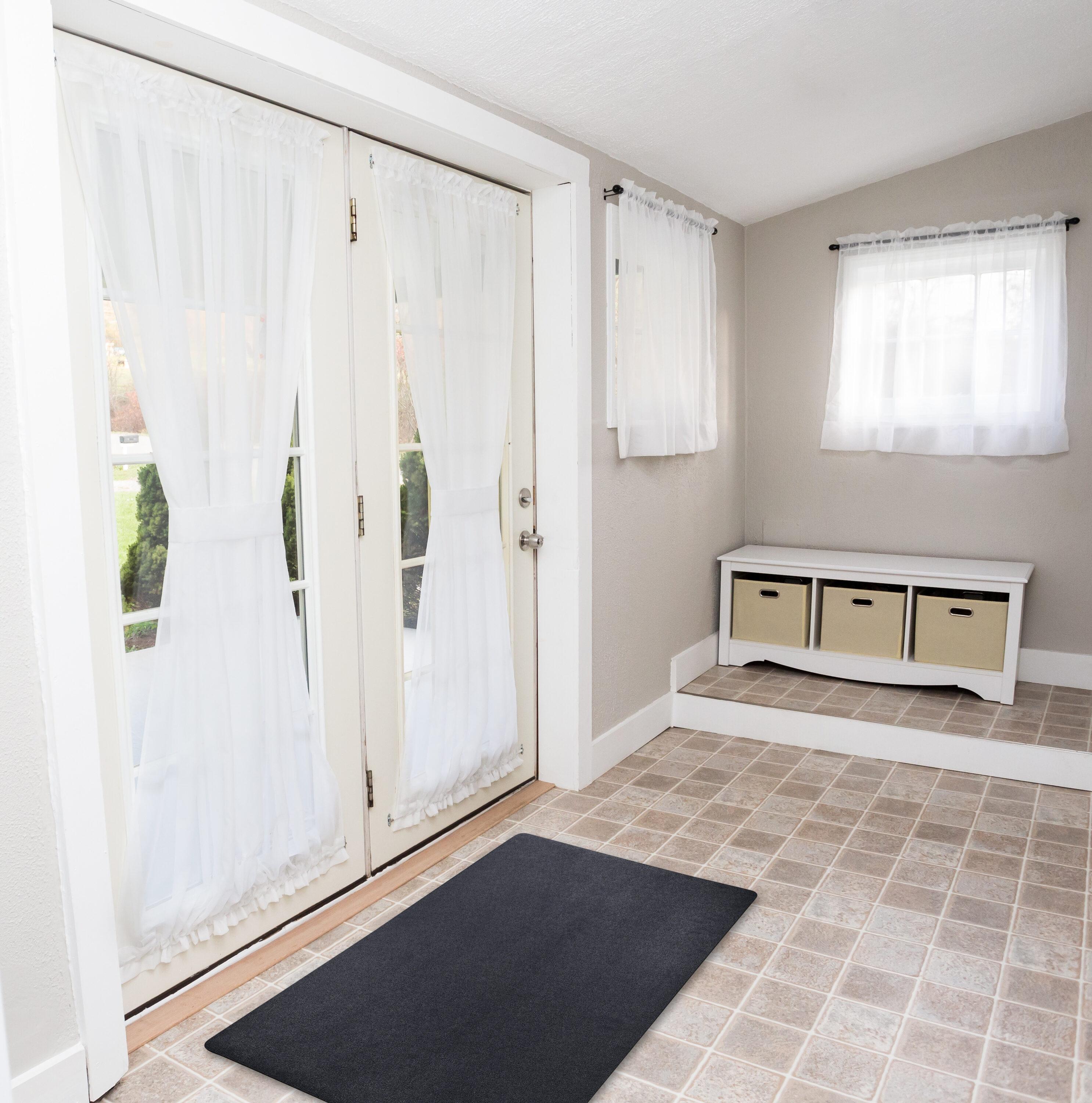 VersaTex 24 x 36" Multipurpose Recycled Rubber Floor Utility Mat, Black