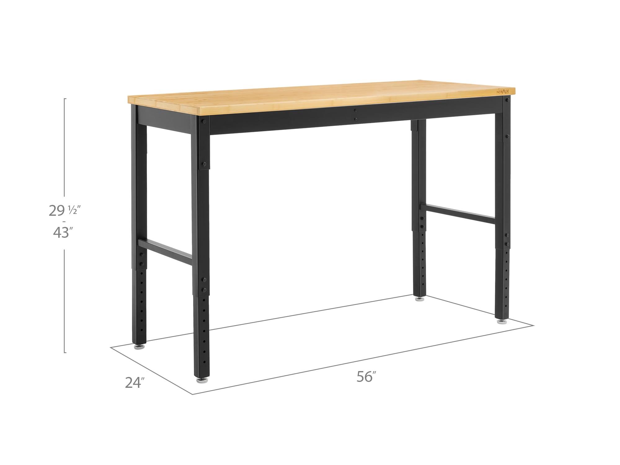 NewAge Products Pro Series Adjustable Height Steel Workbench