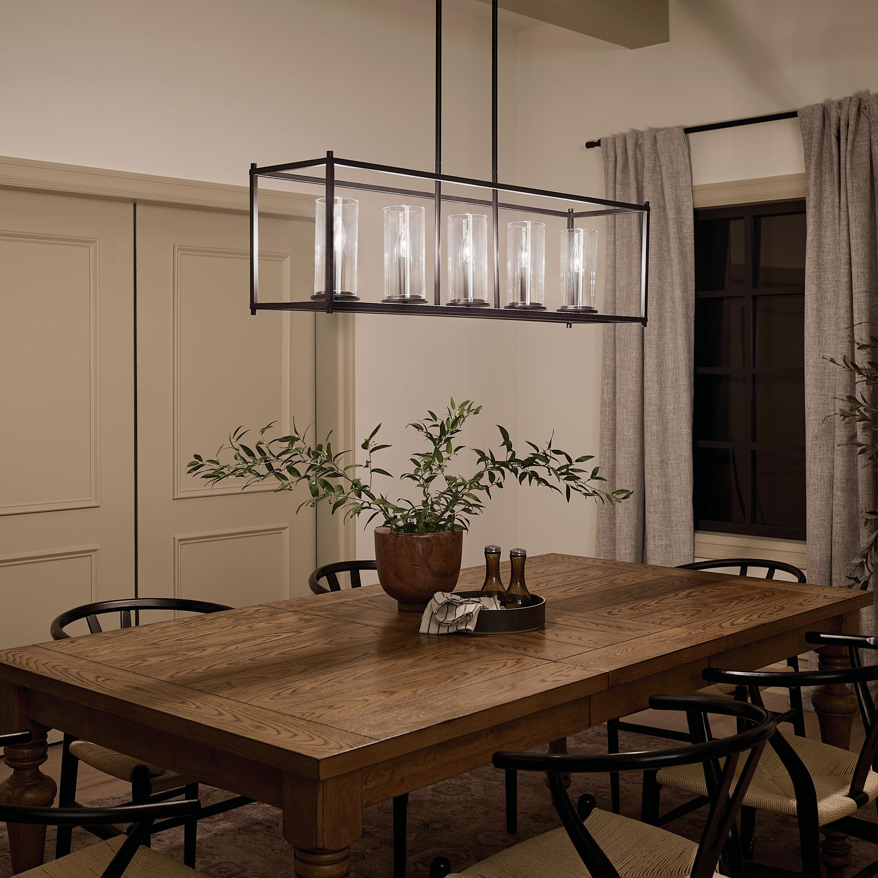Kichler Lighting Crosby 5 - Light Chandelier in  Black