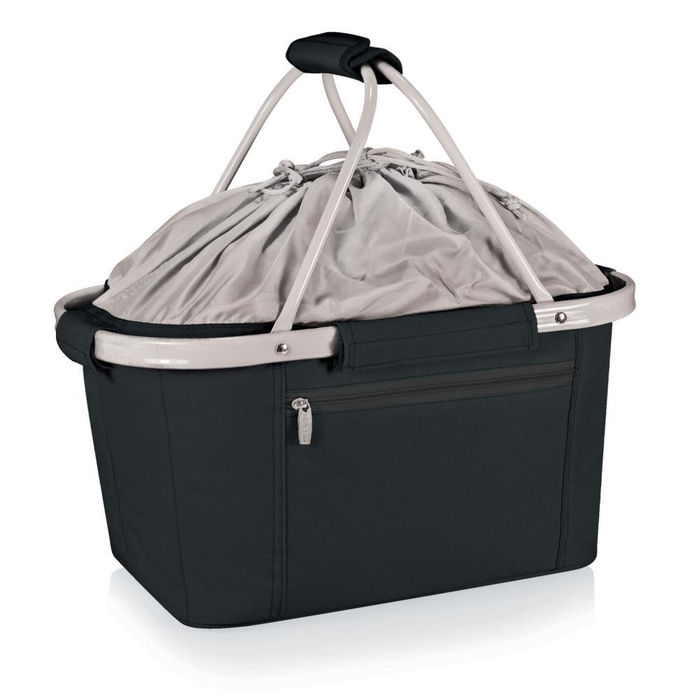 ONIVA - a Picnic Time brand Metro Shopping Basket - Insulated Picnic Basket - Collapsible Market Basket - Utility Tote Cooler Bag