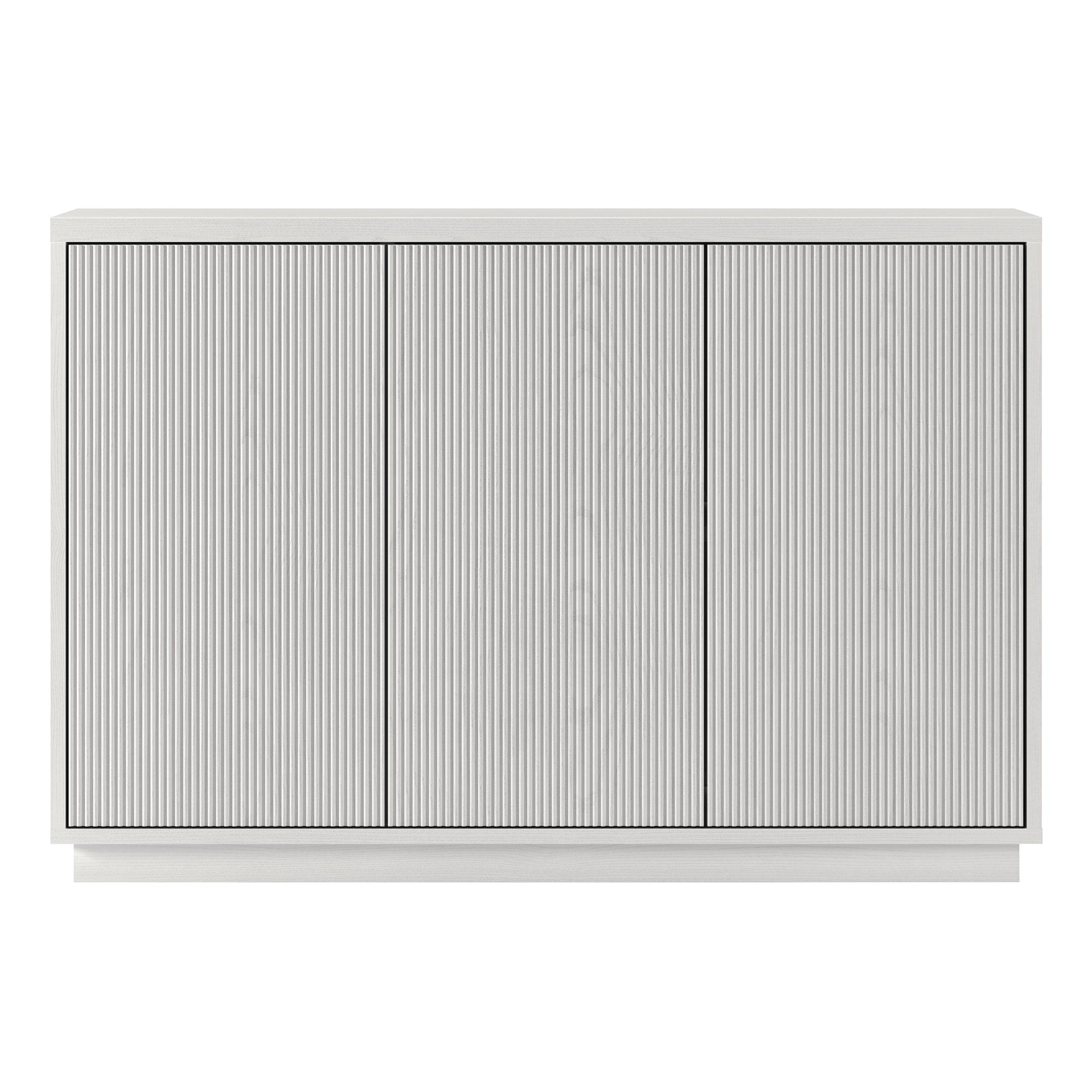 Henn&Hart 47.5" White MDF Buffet Table