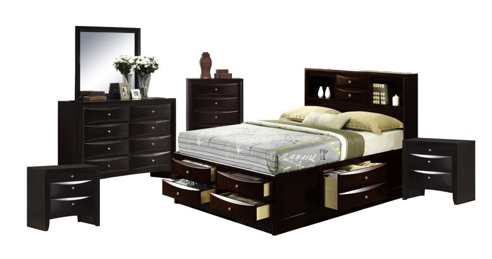 Picket House Furnishings Madison 6PC King Bedroom Set in Brown