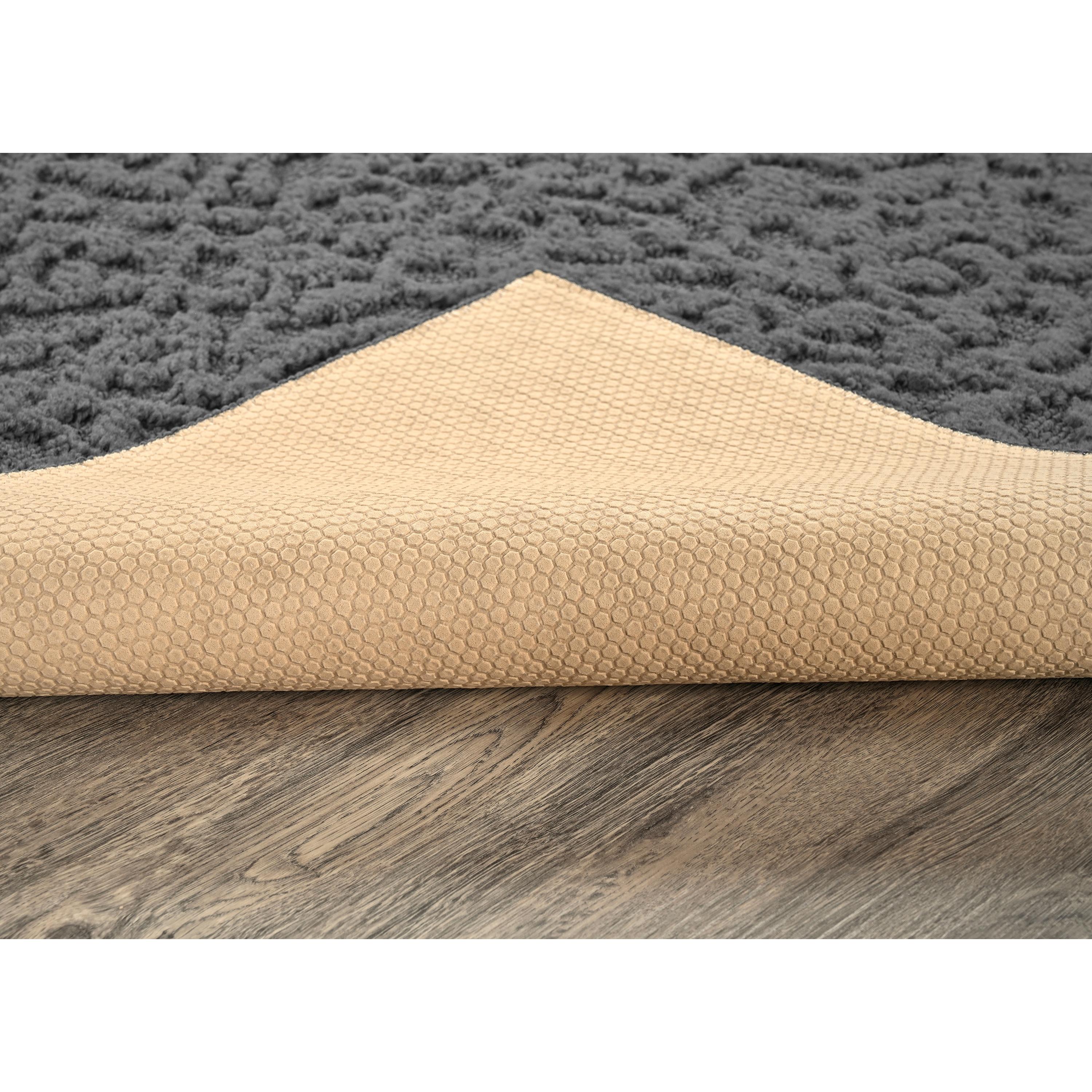 Garland Rug Ivy Polypropylene Cinder Gray Indoor Area Rug, 6' x 9'