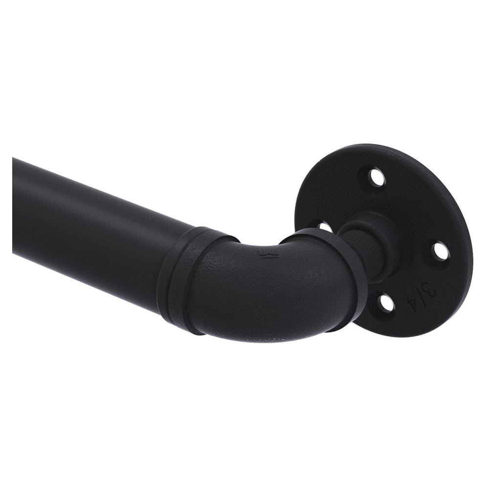 Allied Brass P-700-24-GB Pipeline Collection 24 Inch Grab Bar, 24", Matte Black