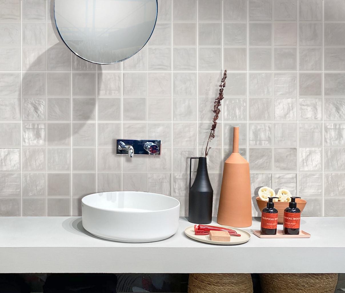 Apollo Tile 60 pack 4 in. x 4 in. Polished and Honed Ceramic Subway Wall Tile (6.48 sq. ft./Case)