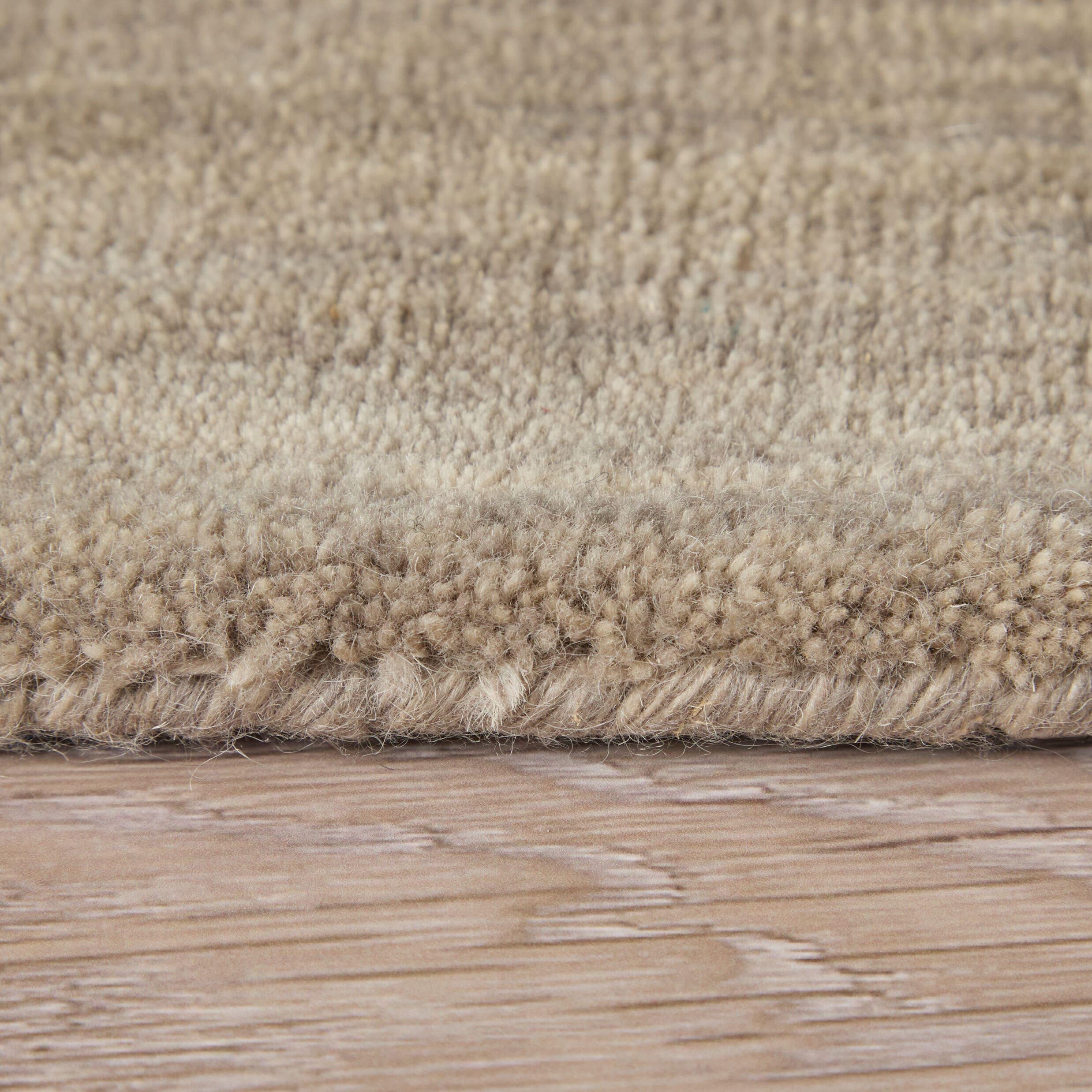 Kaden Handwoven Wool Warm Gray Area Rug