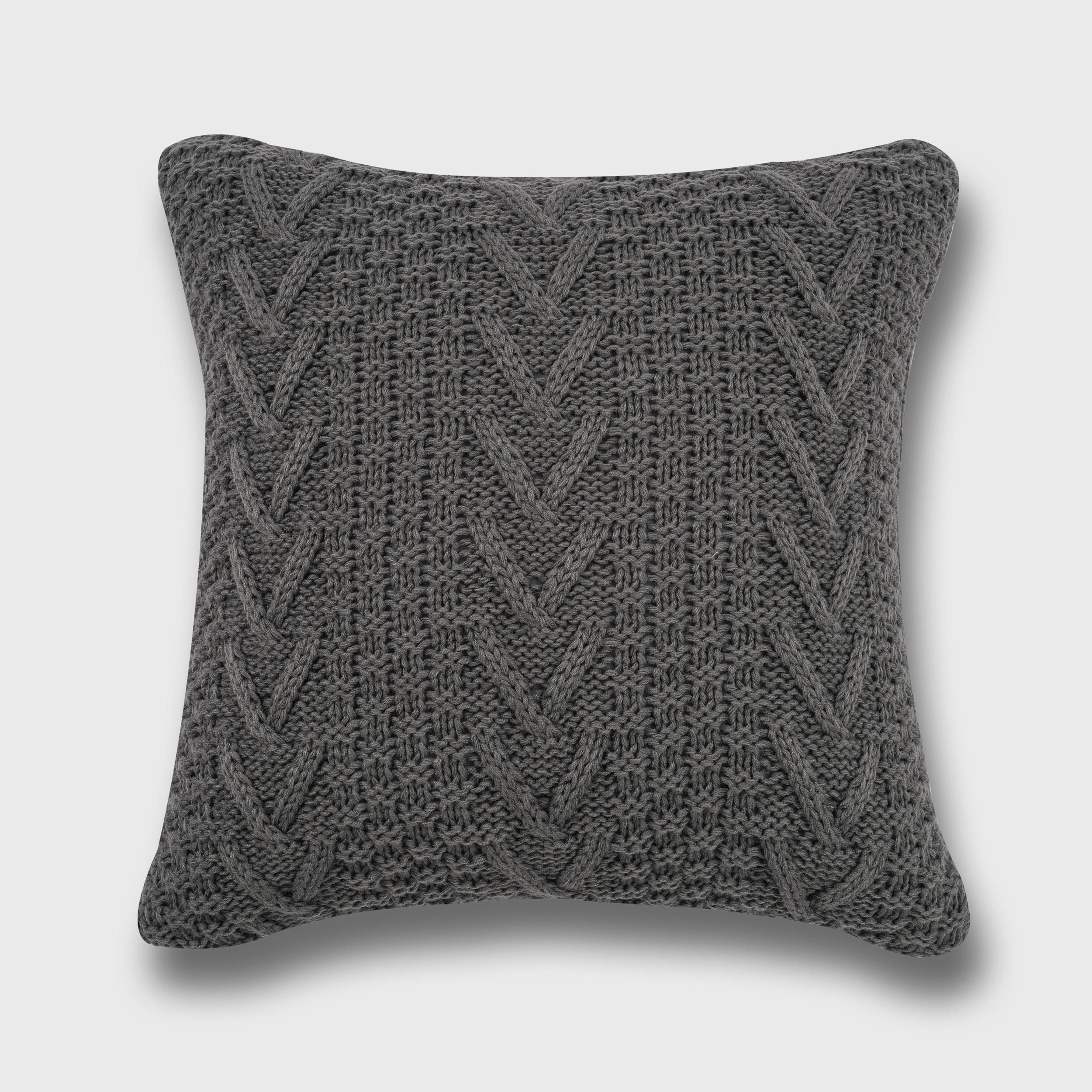 Ratree Chunky Reversible Throw Pillow