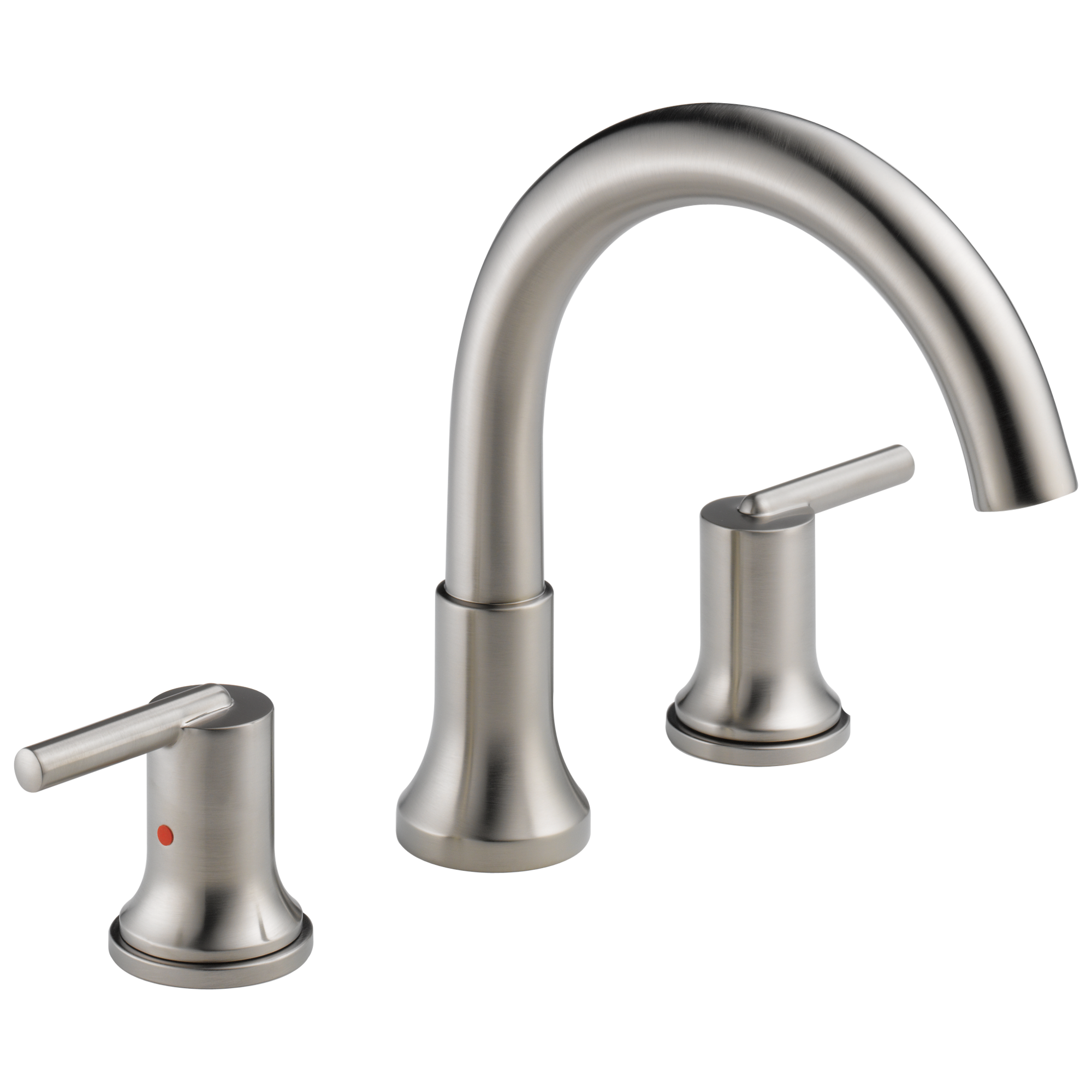 Trinsic Double Handle Deck Mounted Roman Tub Faucet