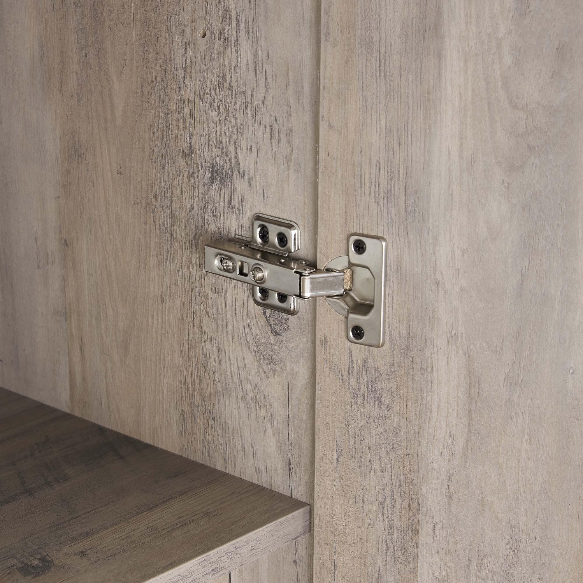 Manhattan Comfort Lee Freestanding Wardrobe Closet 3.0 with 1 Hanging Rod, 3 Shoe Shelves, and 1 Basic Shelf