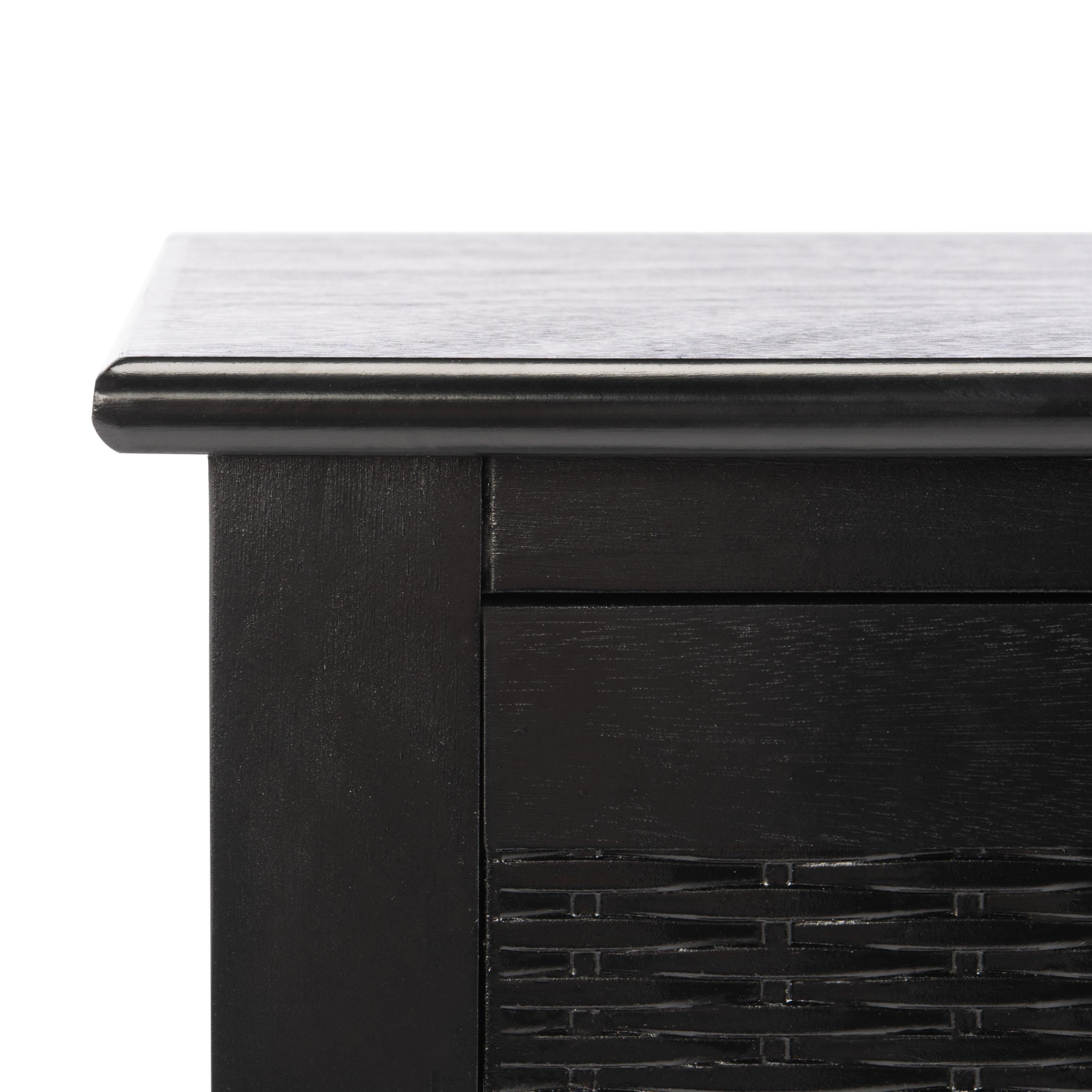 Landers 3 Drawer Console Table - CNS5711B - Black - Safavieh